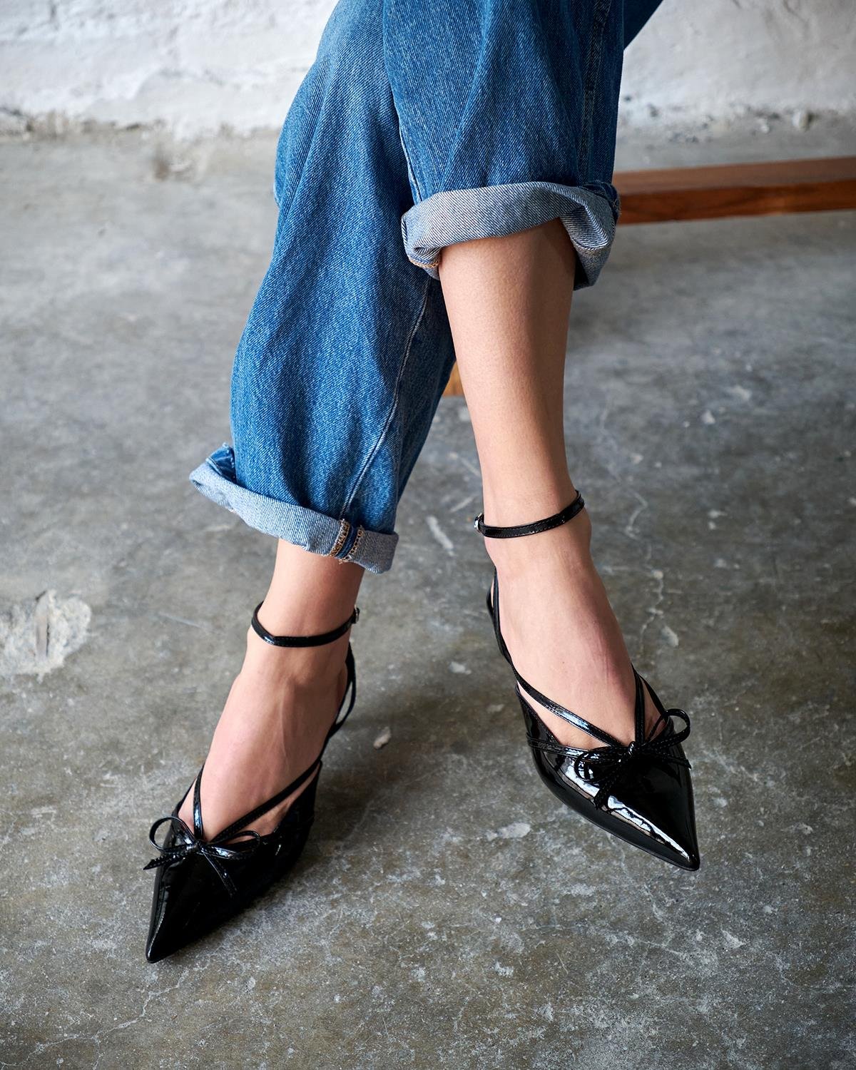 SEDORF SİYAH RUGAN TOPUKLU AYAKAKBI 