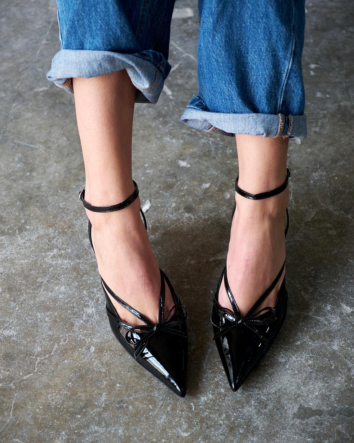 SEDORF SİYAH RUGAN TOPUKLU AYAKAKBI 