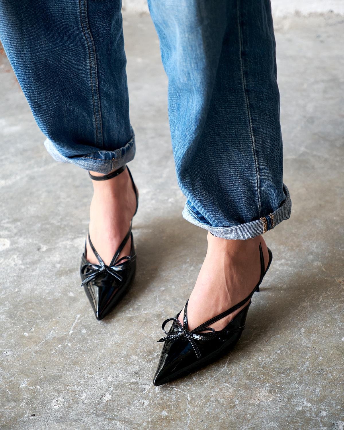 SEDORF SİYAH RUGAN TOPUKLU AYAKAKBI 