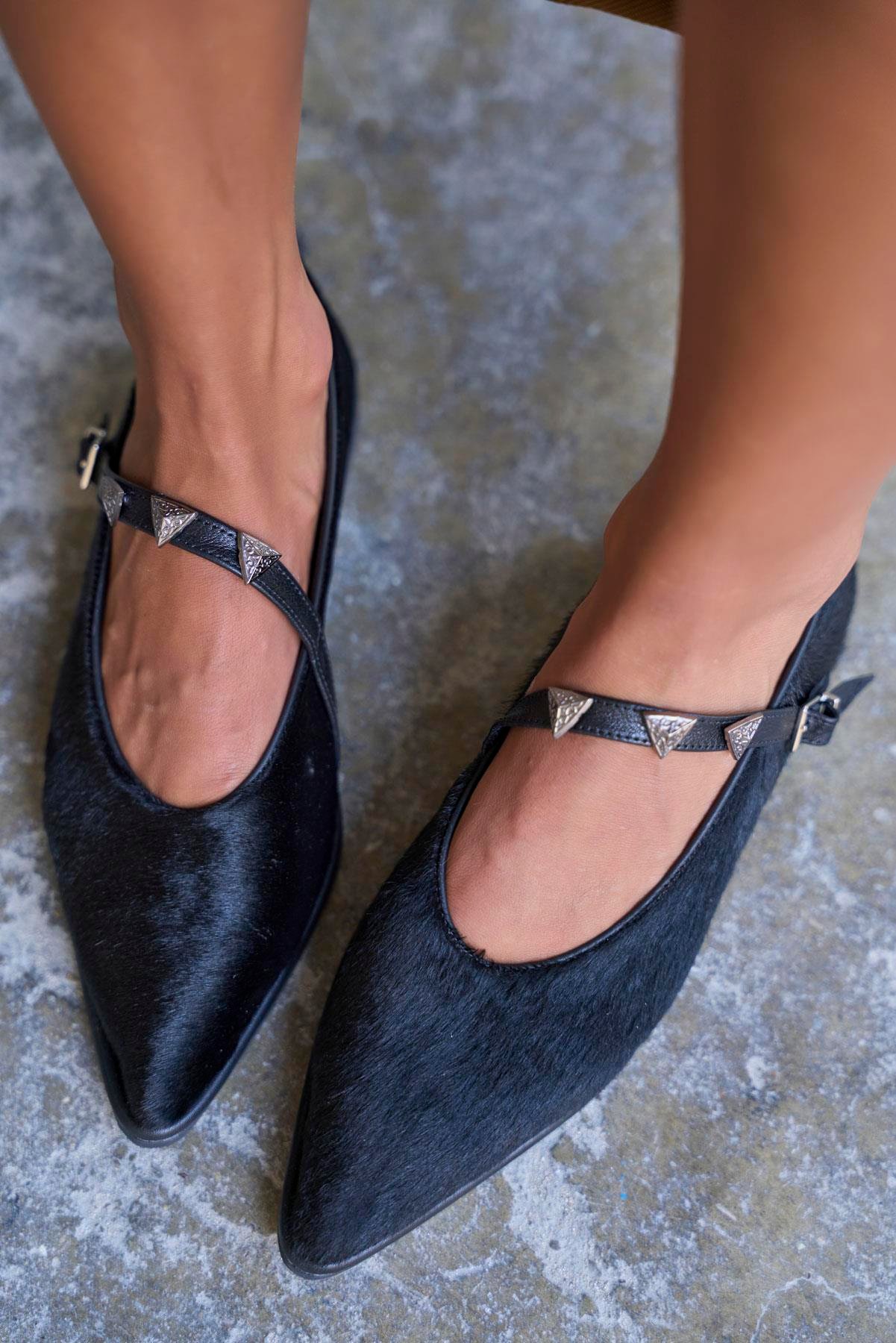 SİON SİYAH SÜET BABET