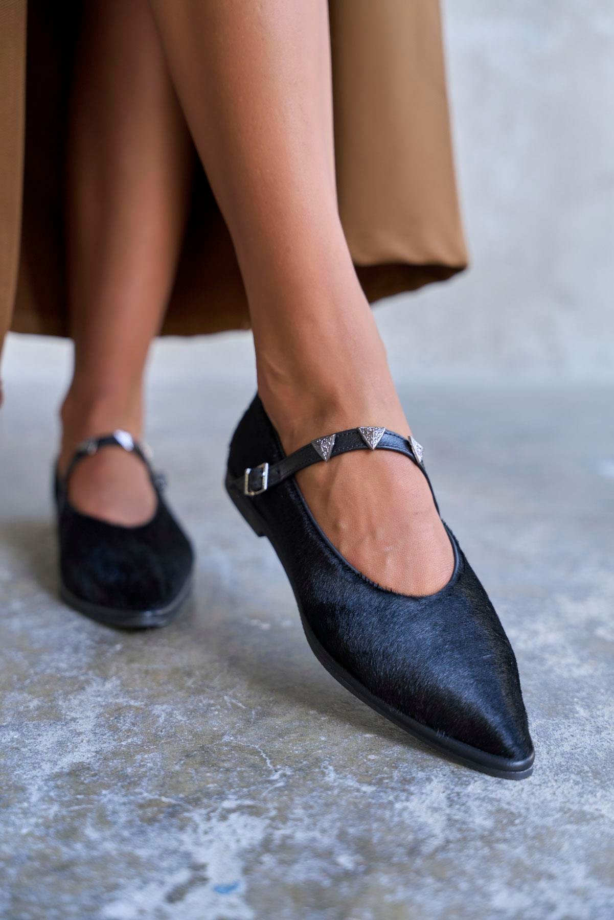 SİON SİYAH SÜET BABET