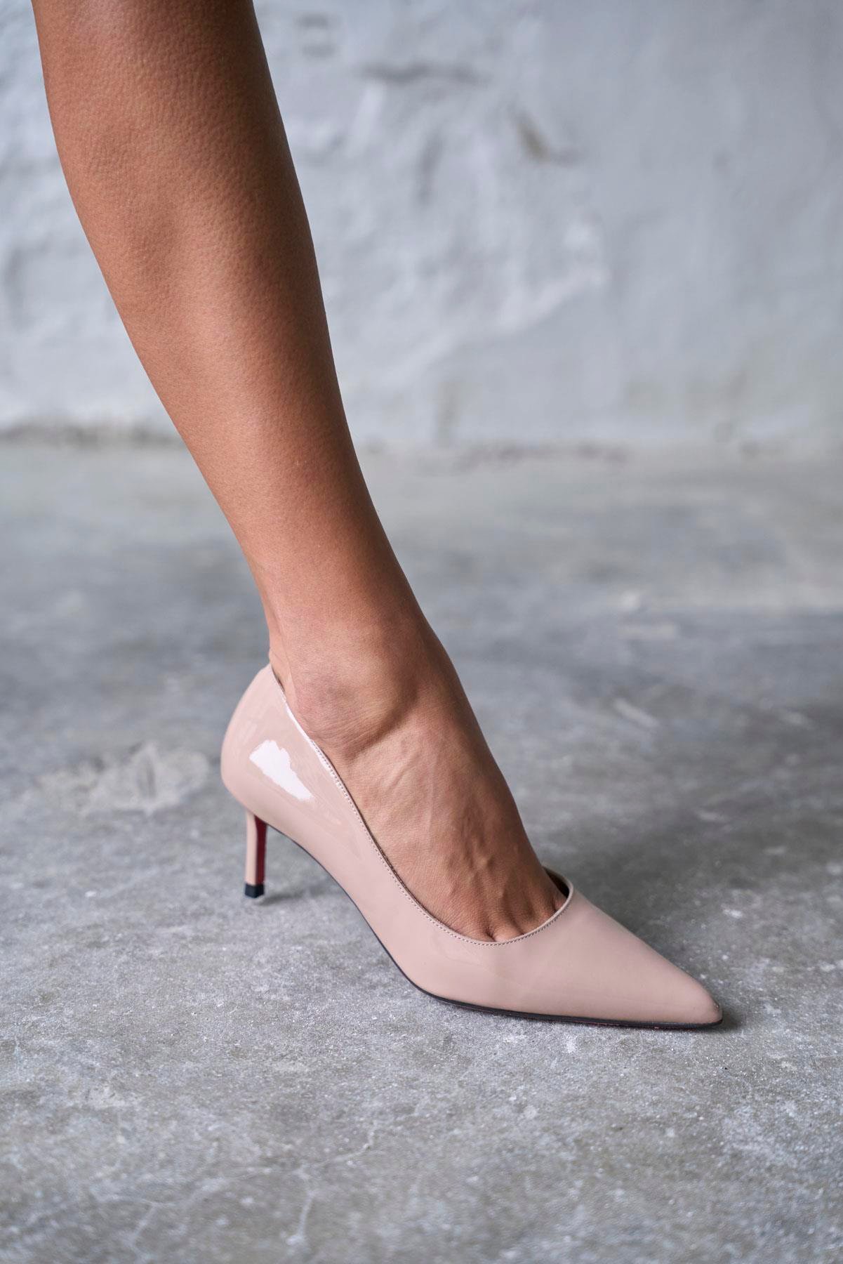 SİSTA 5 CM NUDE RUGAN STİLETTO 