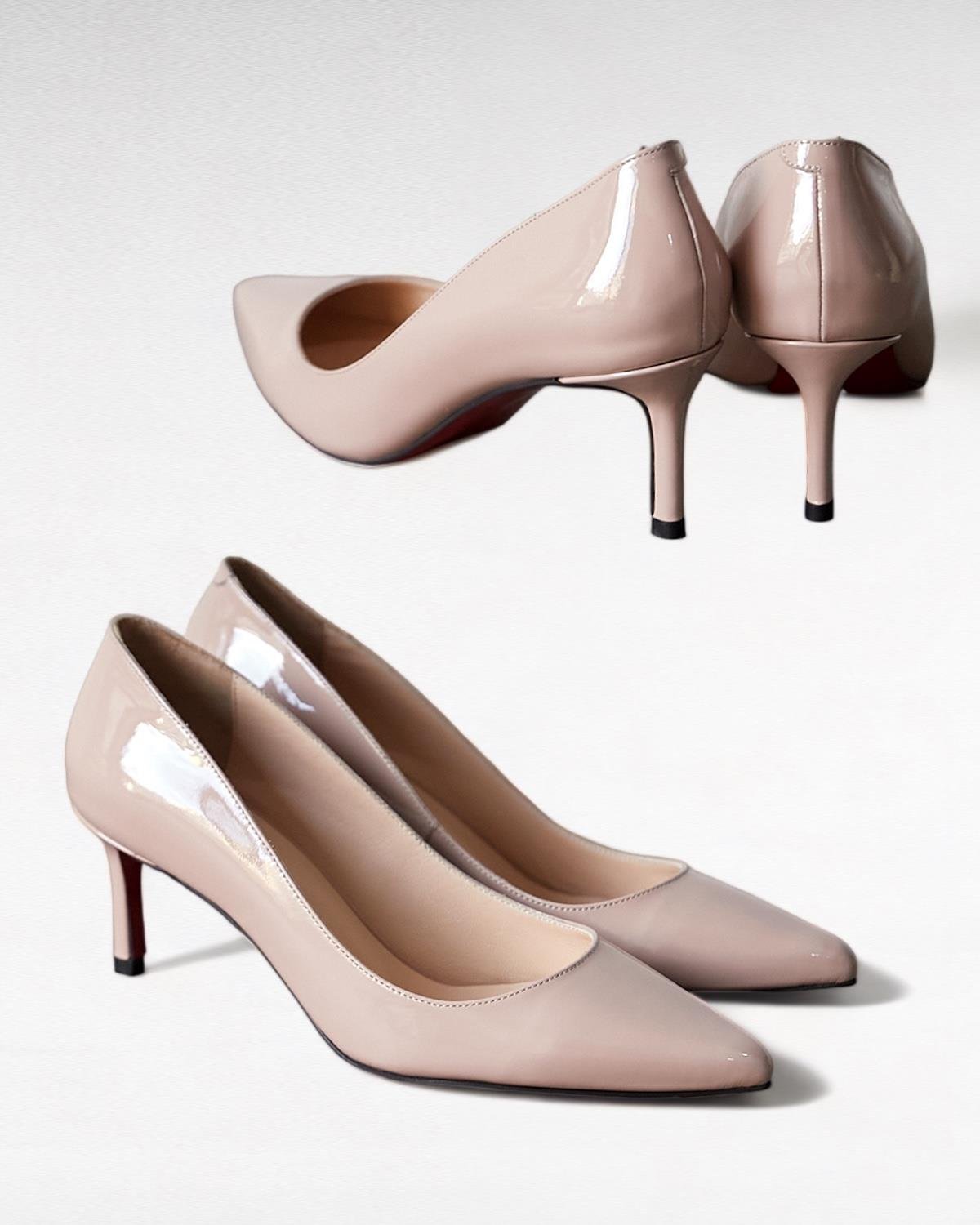 SİTY 5 CM NUDE RUGAN STİLETTO