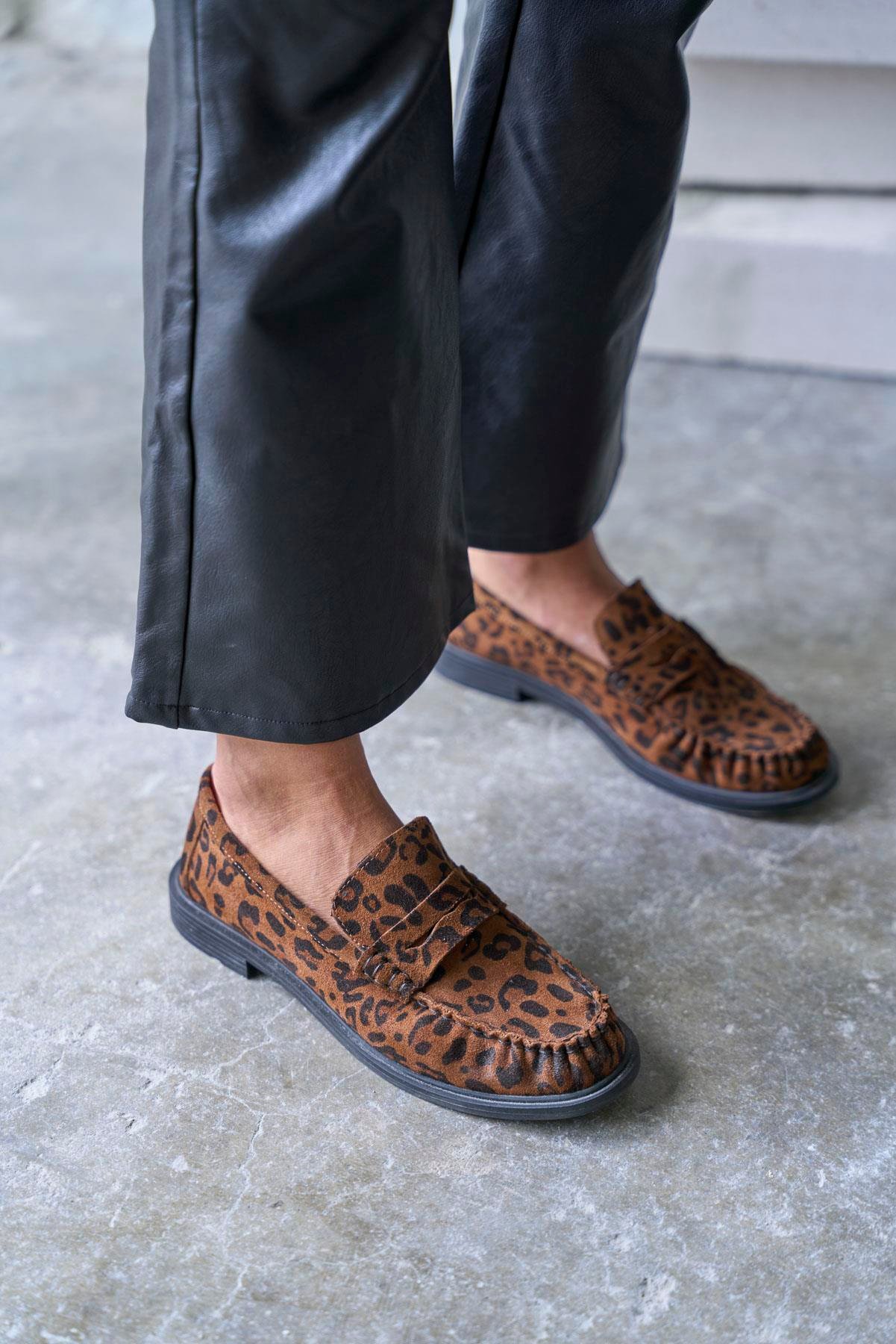 SLİVEN LEOPAR SÜET MAKOSEN