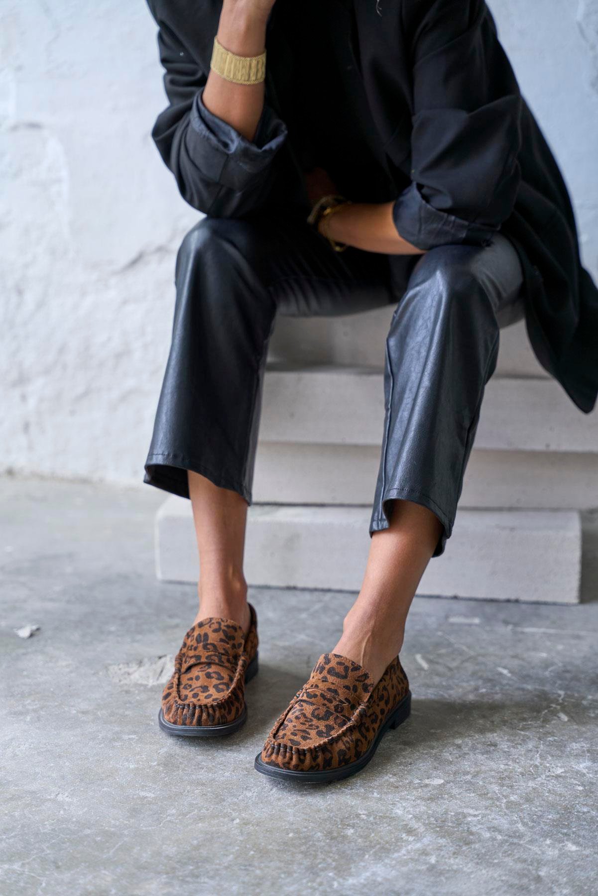 SLİVEN LEOPAR SÜET MAKOSEN