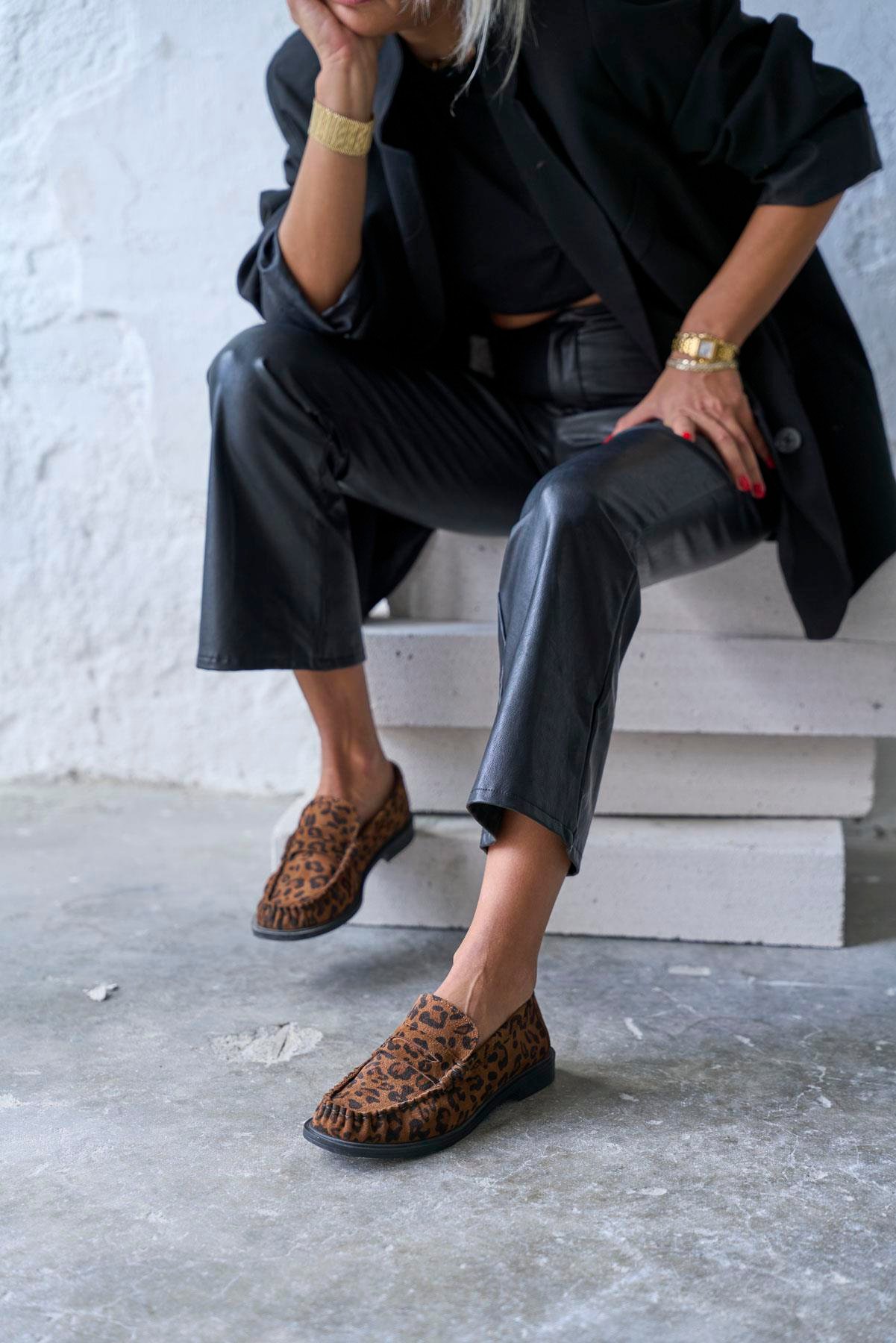 SLİVEN LEOPAR SÜET MAKOSEN