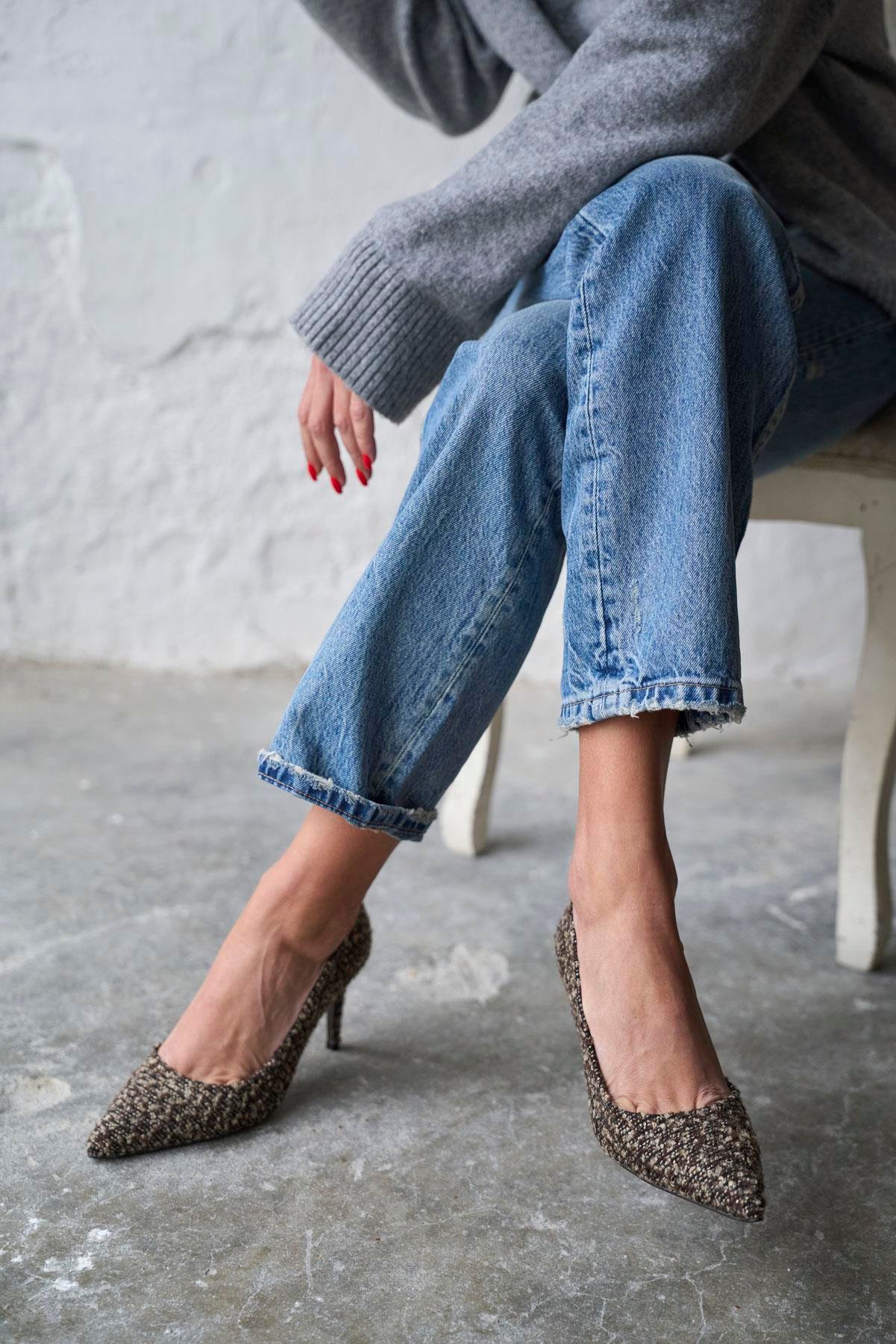 SPEZİA KAHVE TÜVİT STİLETTO