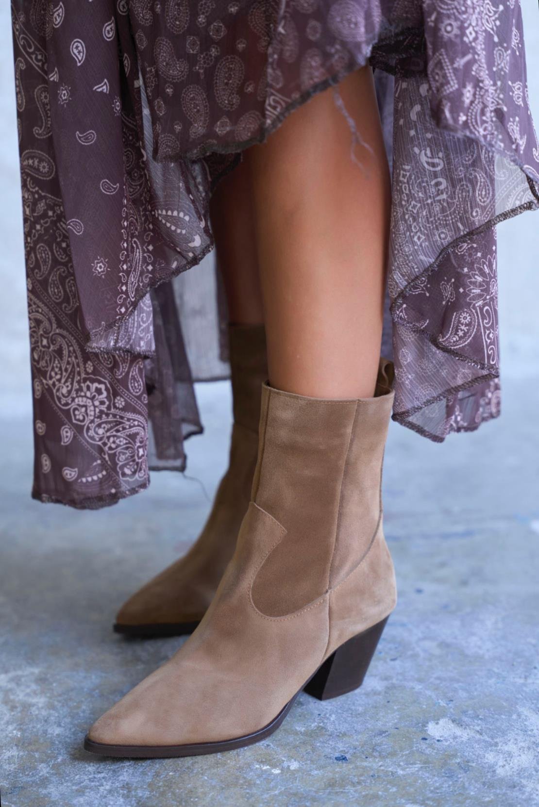 SÜLZ KUM SÜET KOVBOY BOT