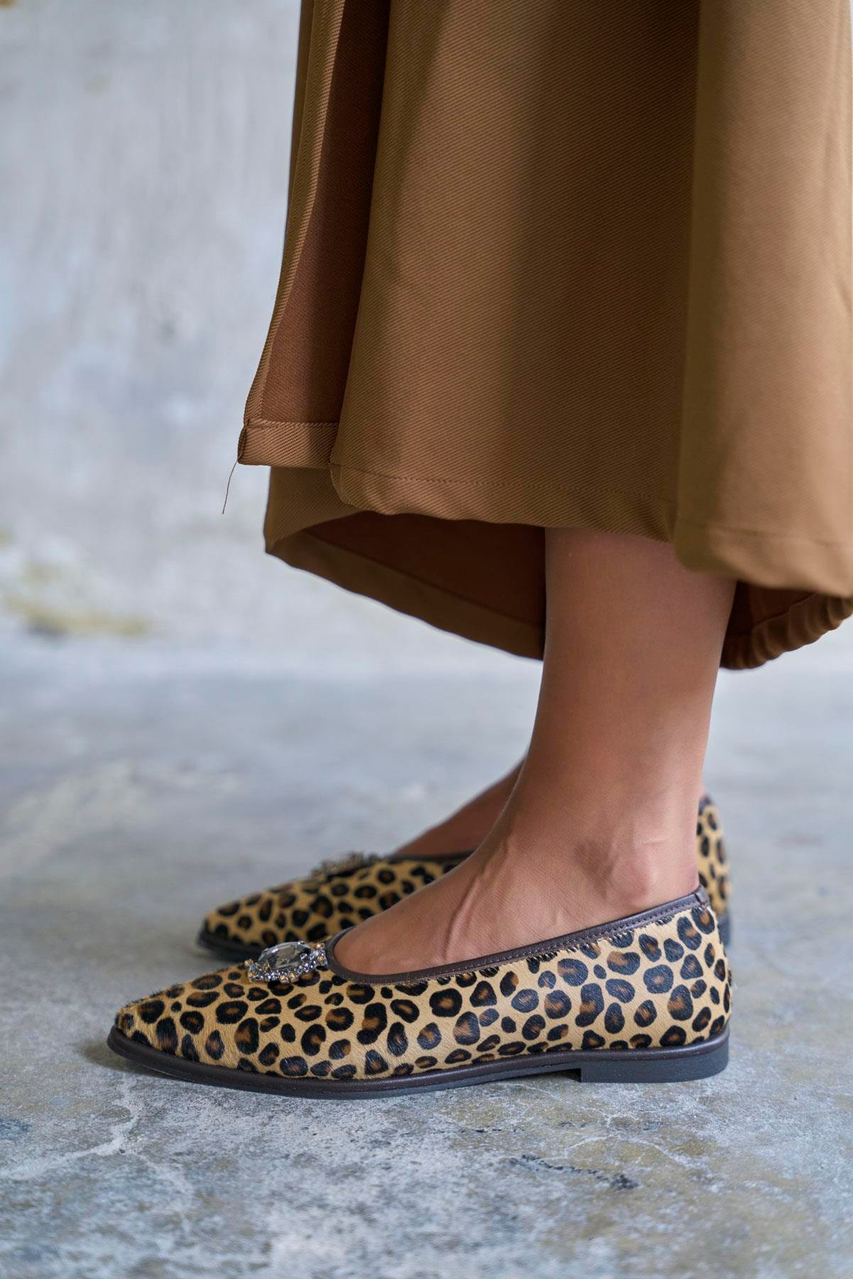 TELLES LEOPAR SÜET BABET