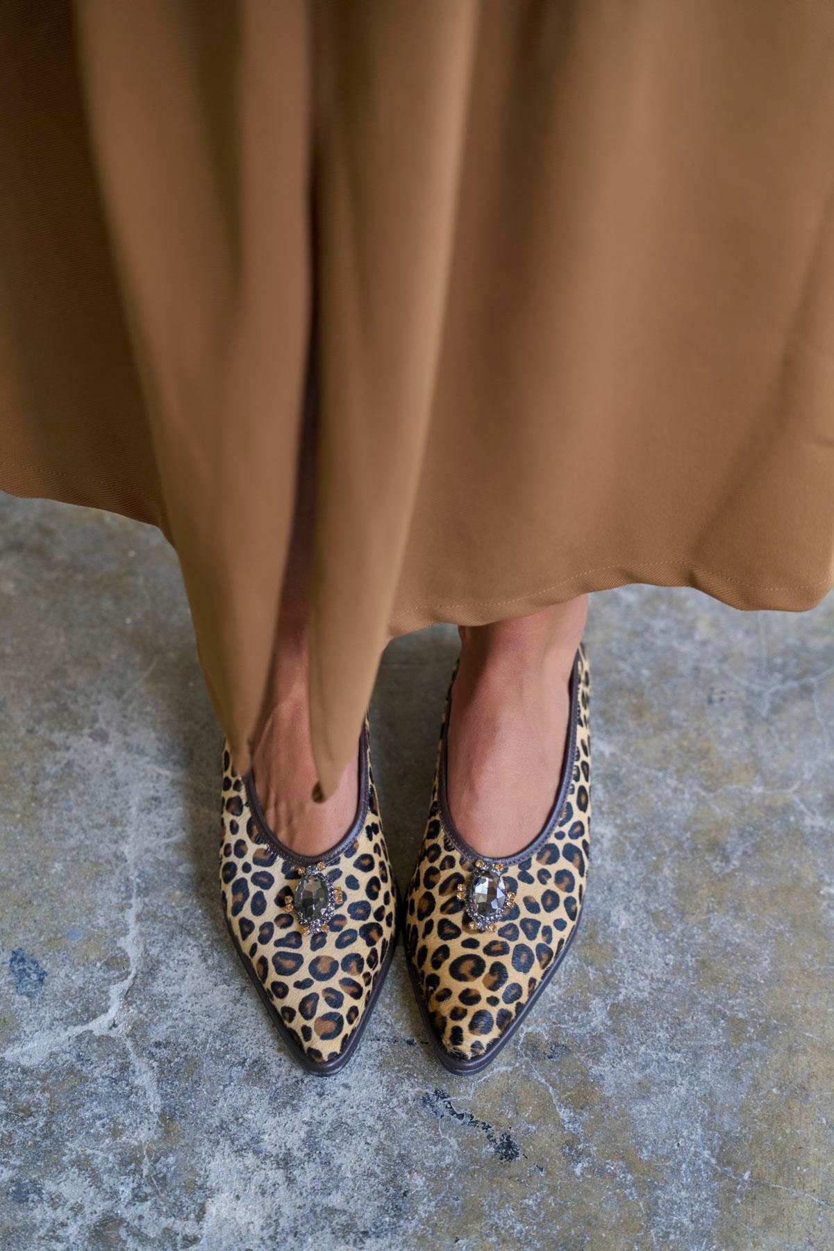 TELLES LEOPAR SÜET BABET