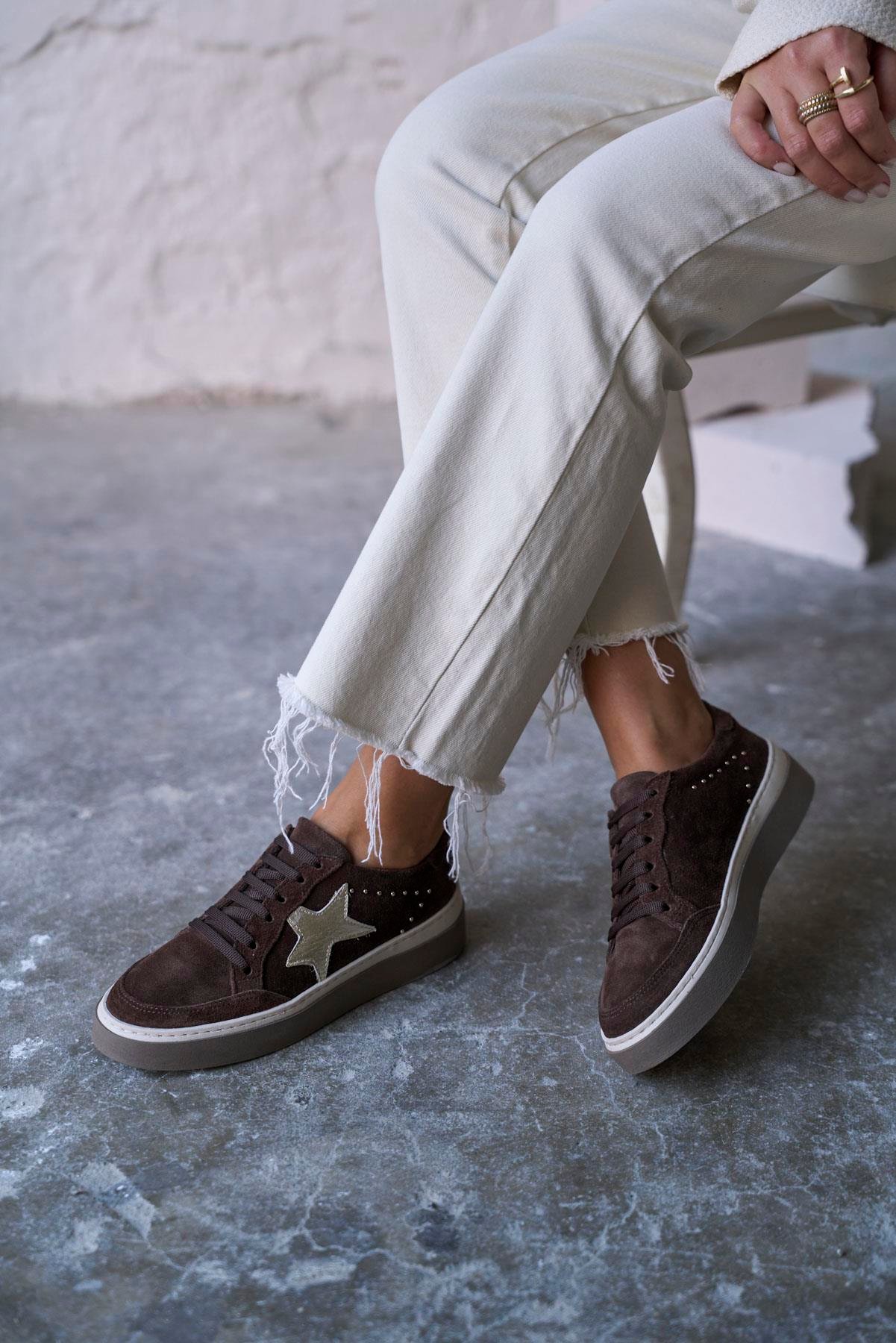 TERREN KAHVE SÜET SPOR AYAKKABI