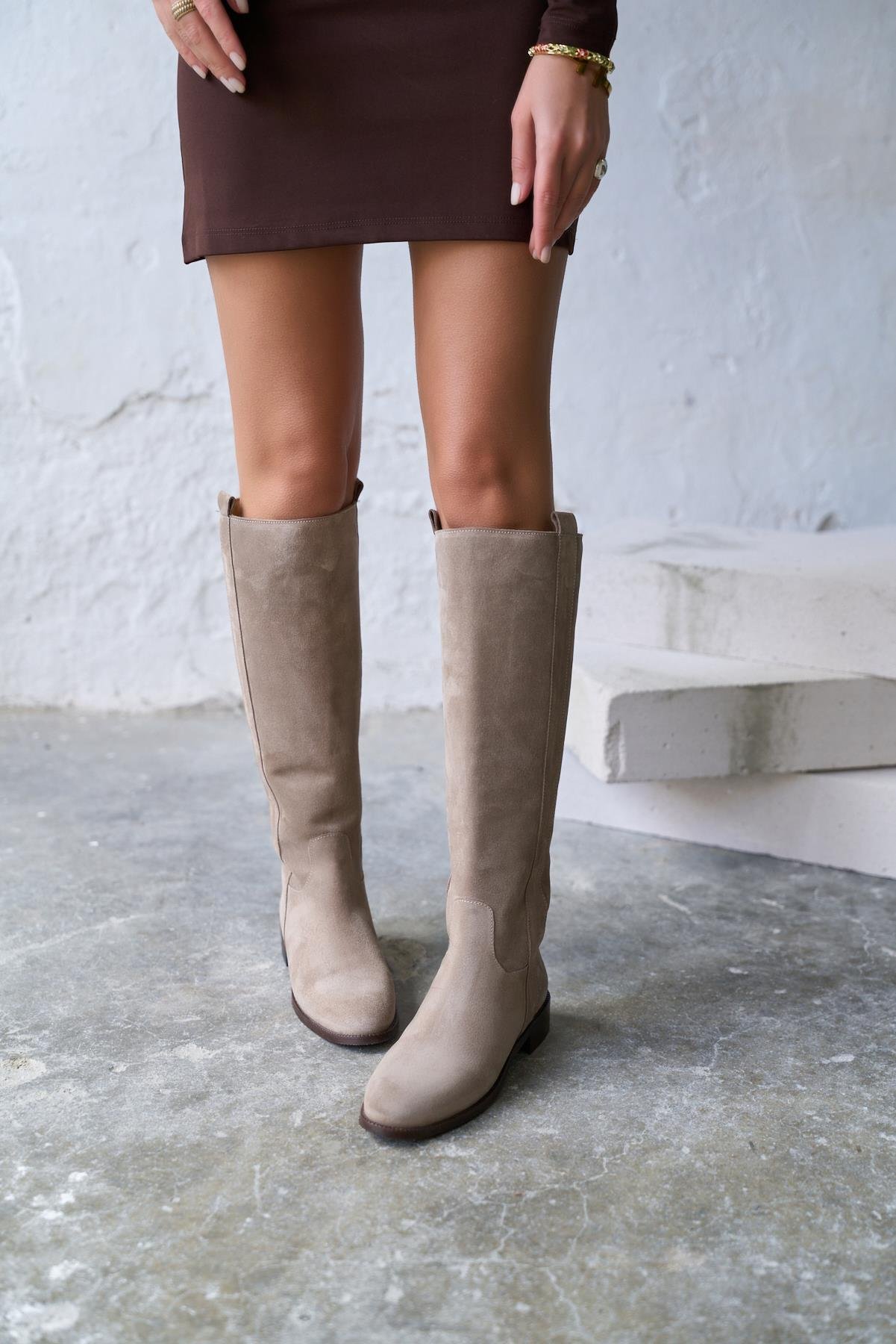 TREAD VİZON SÜET ÇİZME