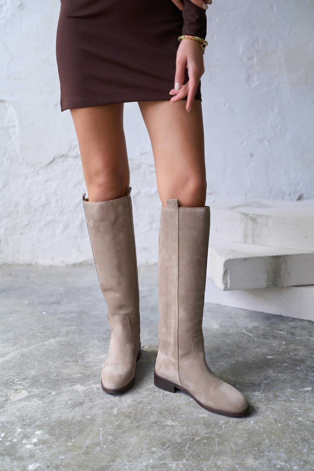 TREAD VİZON SÜET ÇİZME