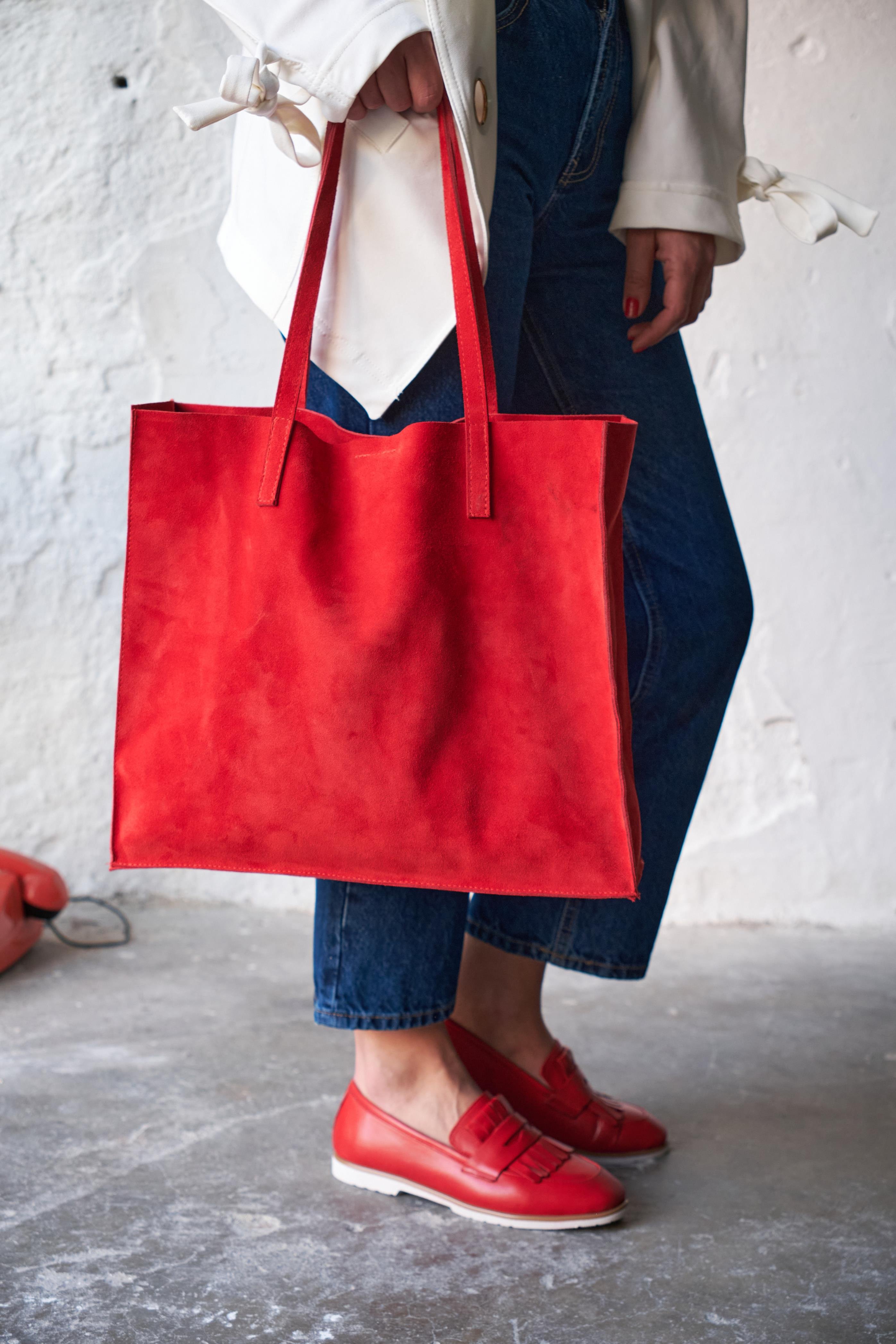 TYLO SÜET SHOPPER ÇANTA