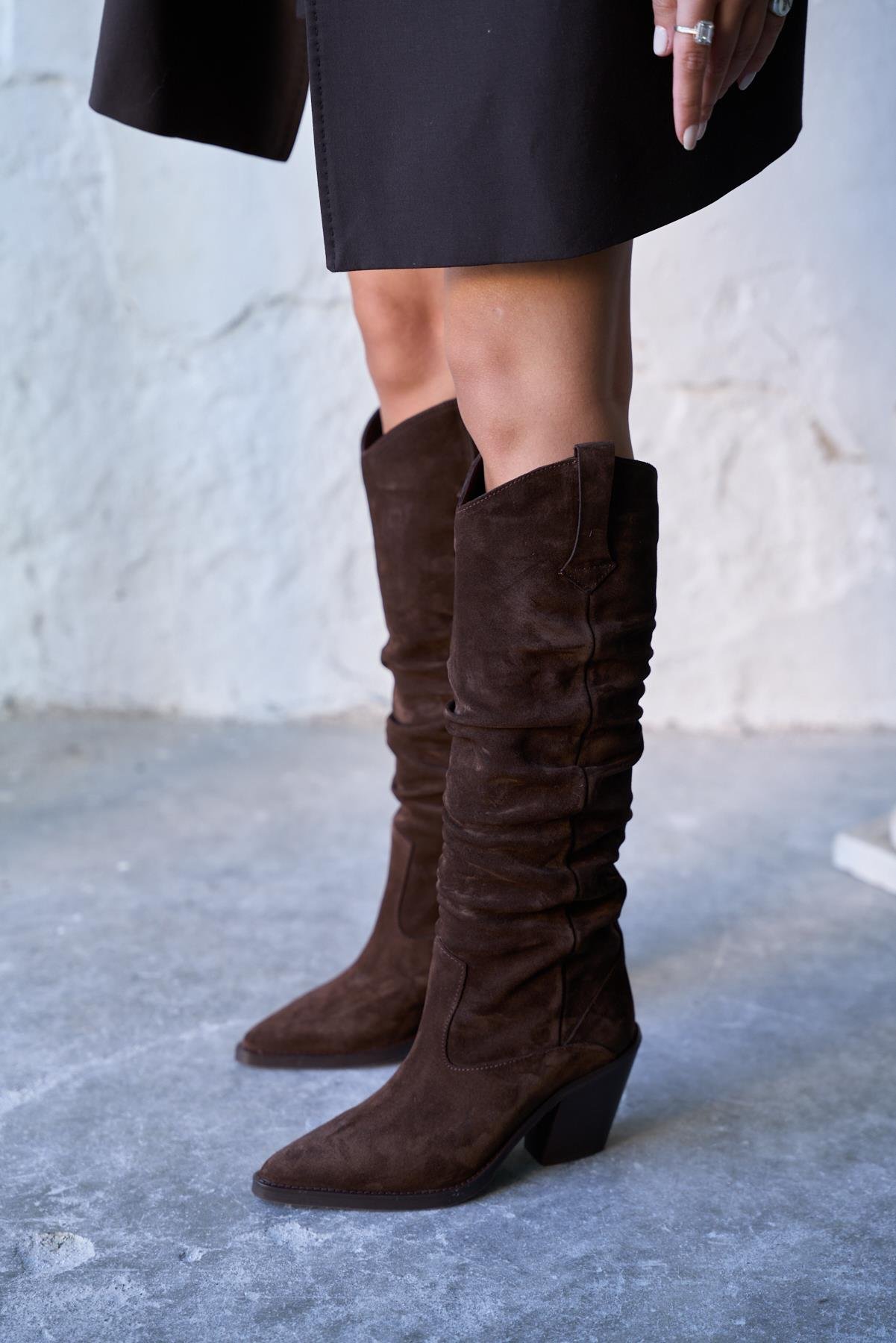 UMEA KAHVE SÜET ÇİZME