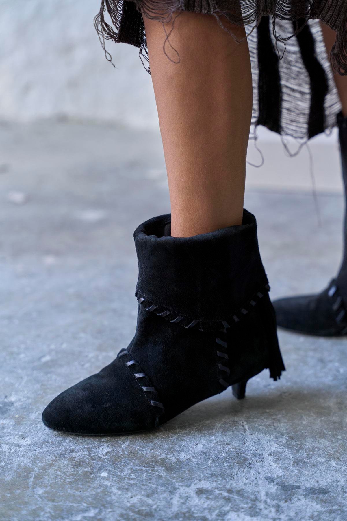 WELS SİYAH SÜET ÇİZME