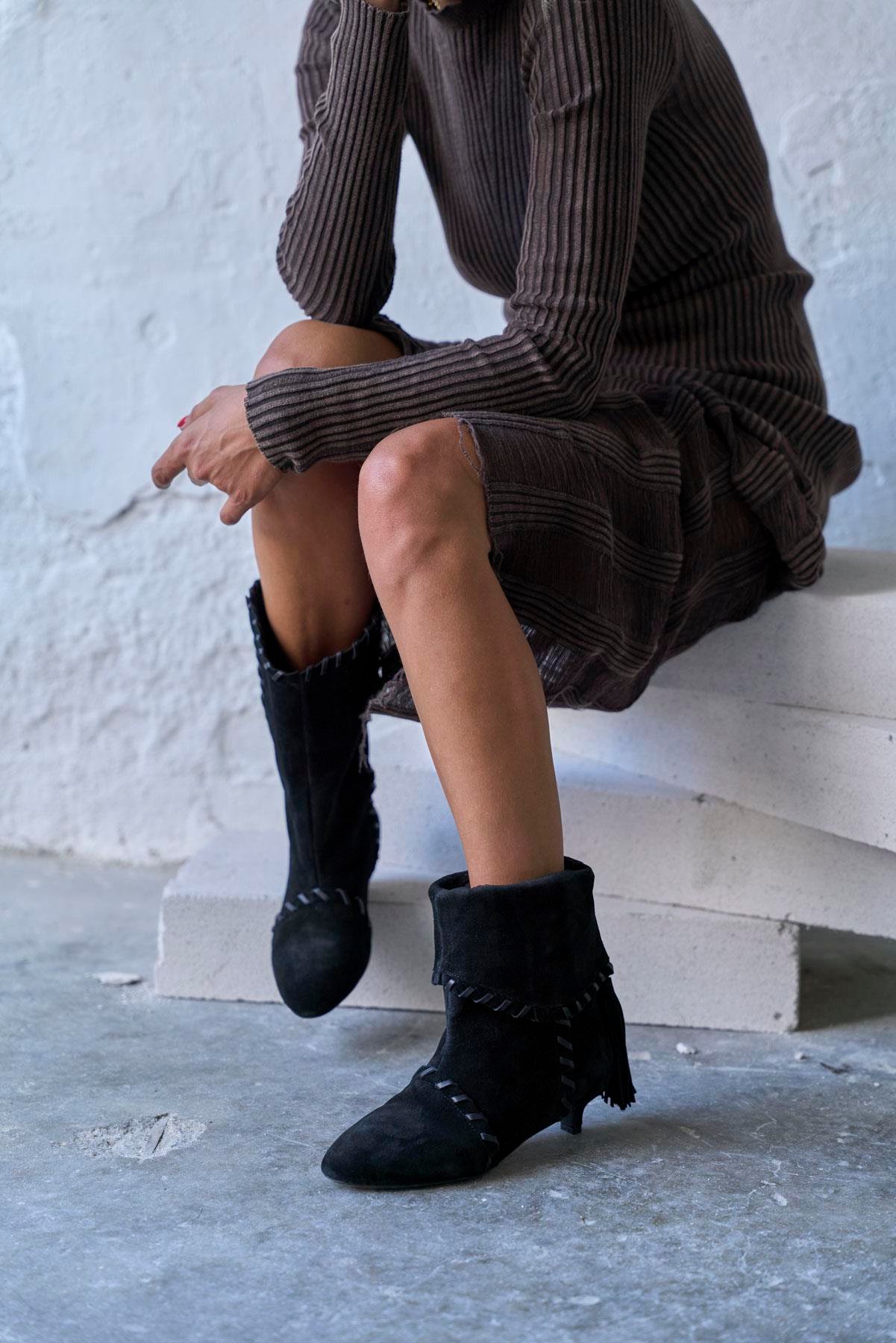 WELS SİYAH SÜET ÇİZME