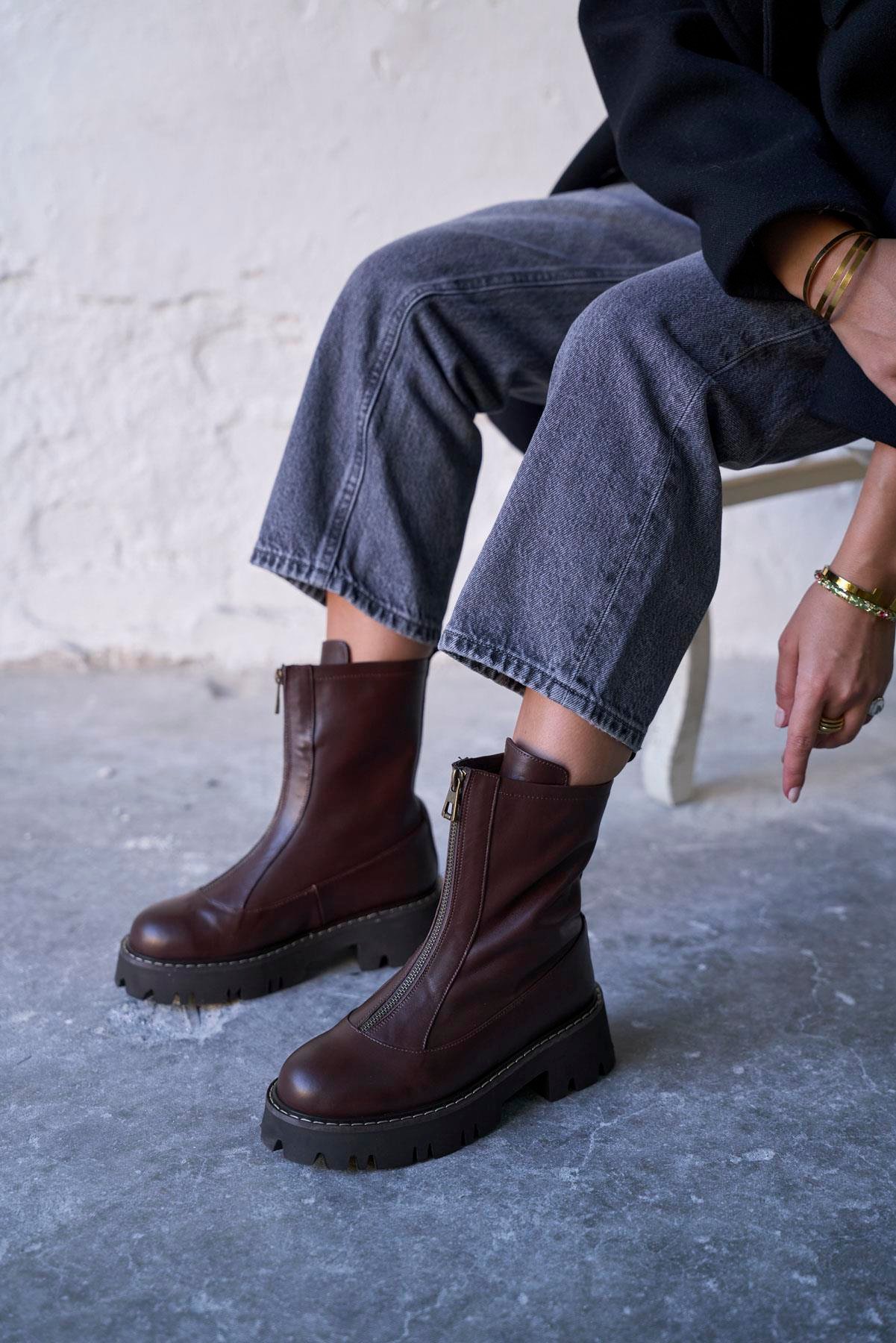 ZİW KAHVE DERİ BOT