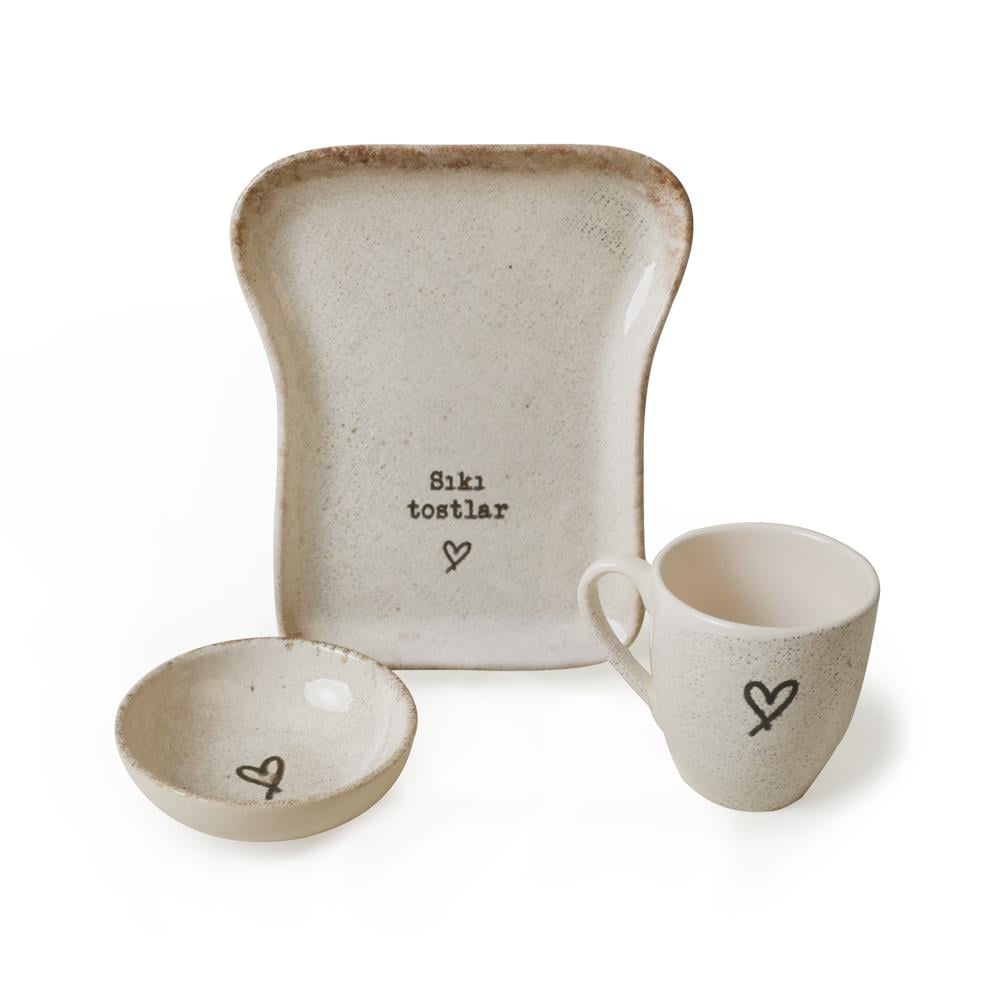 Atıştırmalık Tost Seti 3 Parça 22498-22508