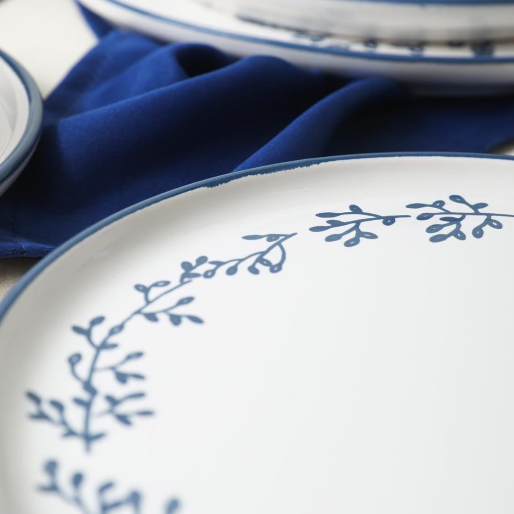 Blue Bloom Yemek Takımı 24 Parça 6 Kişilik 22810-11-12