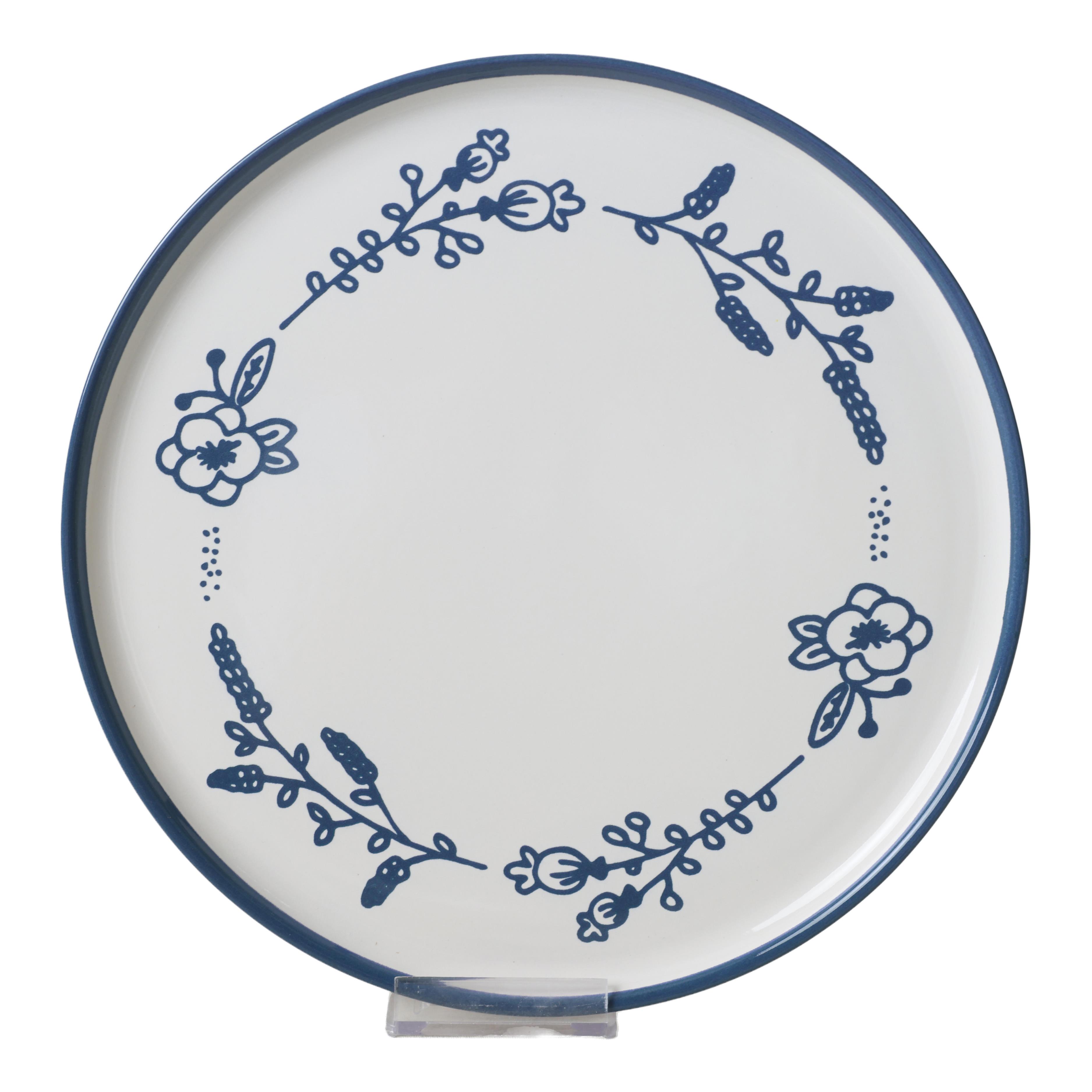 Blue Bloom Yemek Takımı 24 Parça 6 Kişilik 22810-11-12