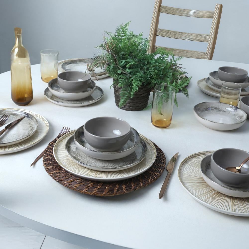 Brown Wave Yemek Takımı 24 Parça 6 Kişilik 21976-77-78