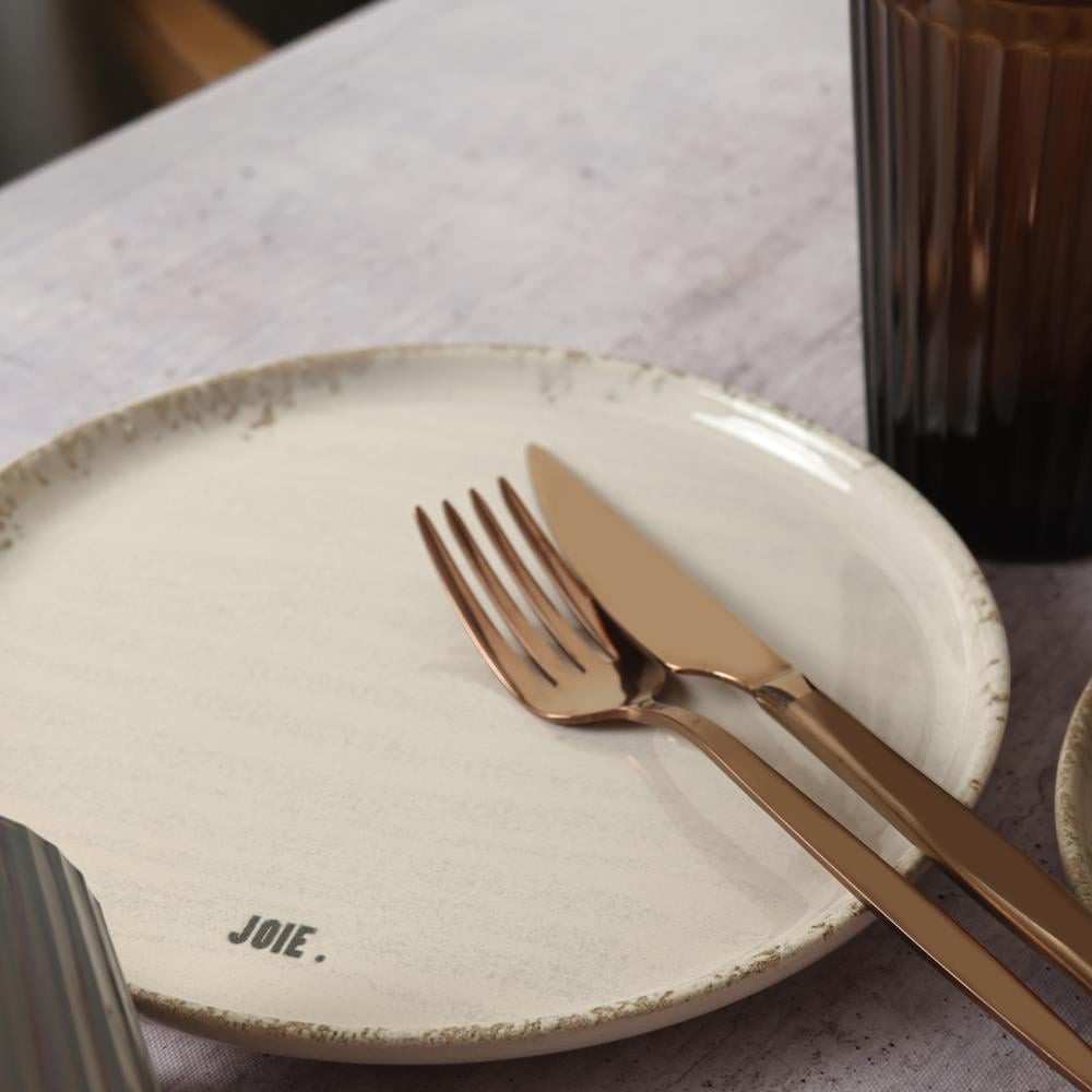 Deep Collection Mottolu Pasta Tabağı 22 cm 6 Adet 22650-55