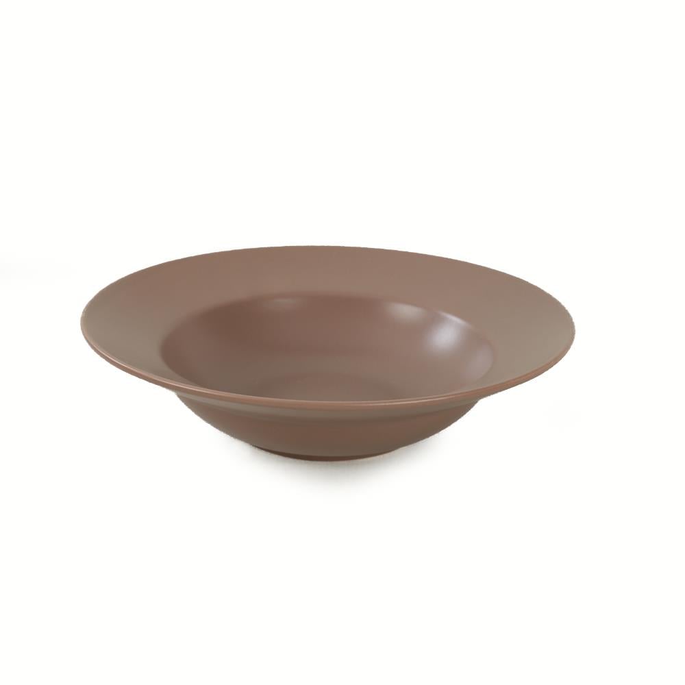 Delta Mat Açık Taupe  Makarna Tabağı 26 Cm - 958