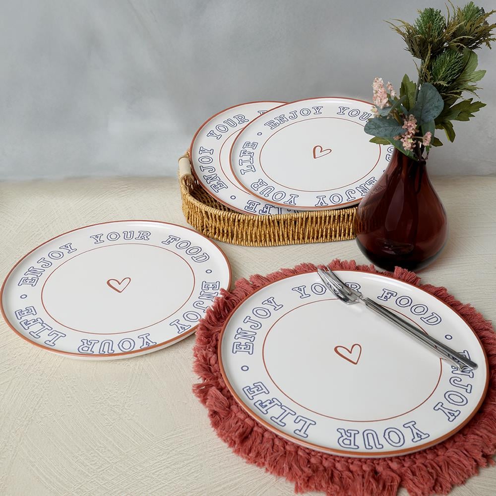 Enjoy Your Food Nordic Servis Tabağı 28 cm 4 Adet 22973