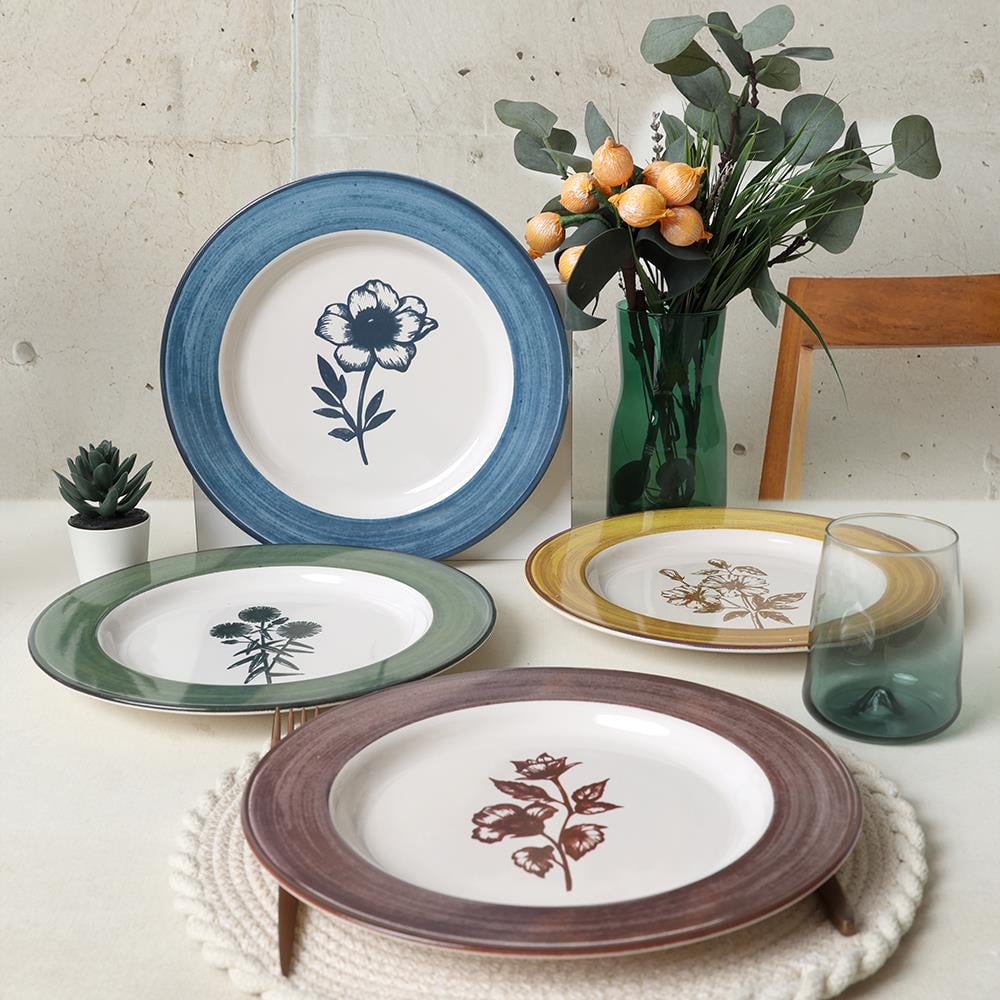 Floral Essence Servis Tabağı 28 Cm 4 Adet  22889-91-92
