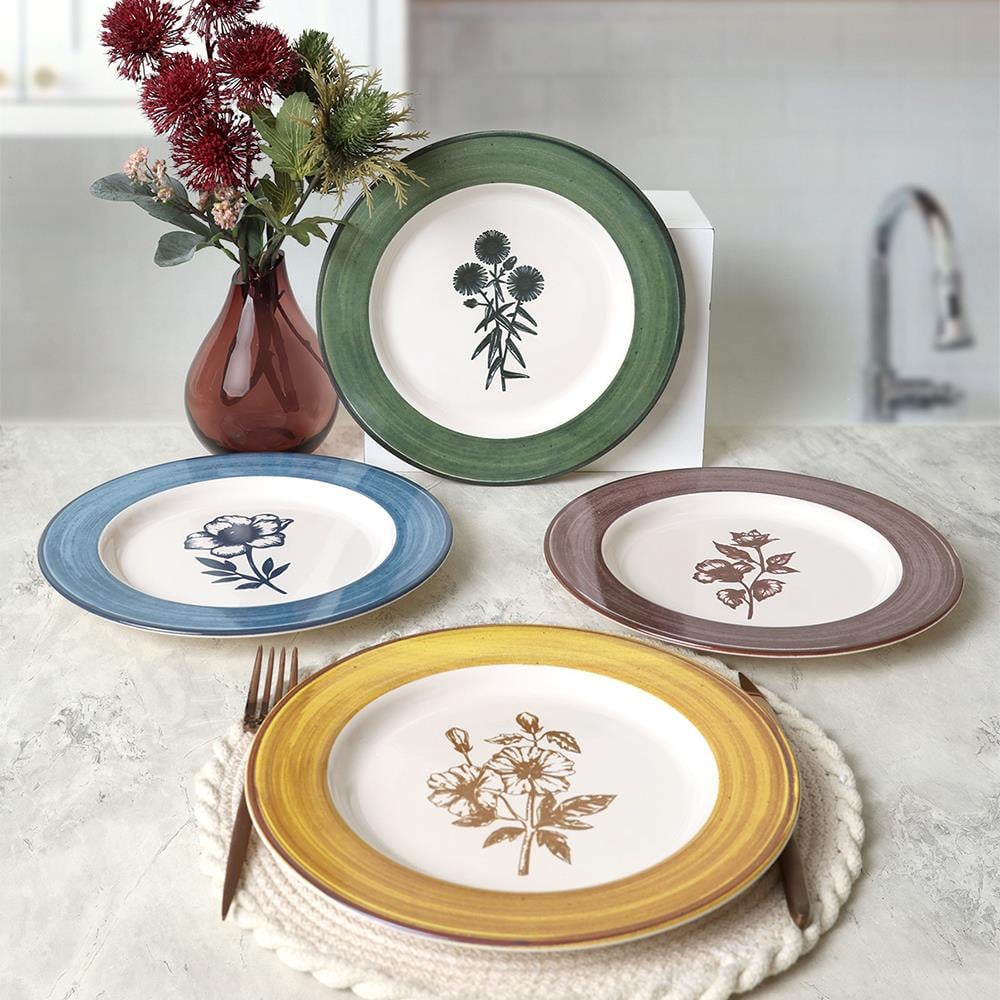 Floral Essence Servis Tabağı 28 Cm 4 Adet  22889-91-92