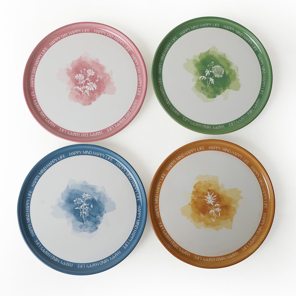 Flowers Mottolu Nordic Pasta Tabağı 22 Cm 4 Adet 22804-05