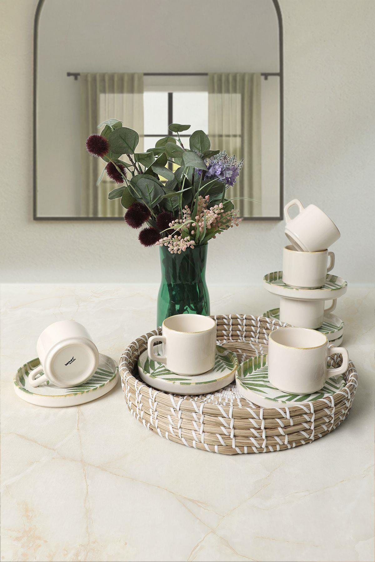 Forest Stackable Çay Takımı 12 Parça 6 Kişilik 23053-54
