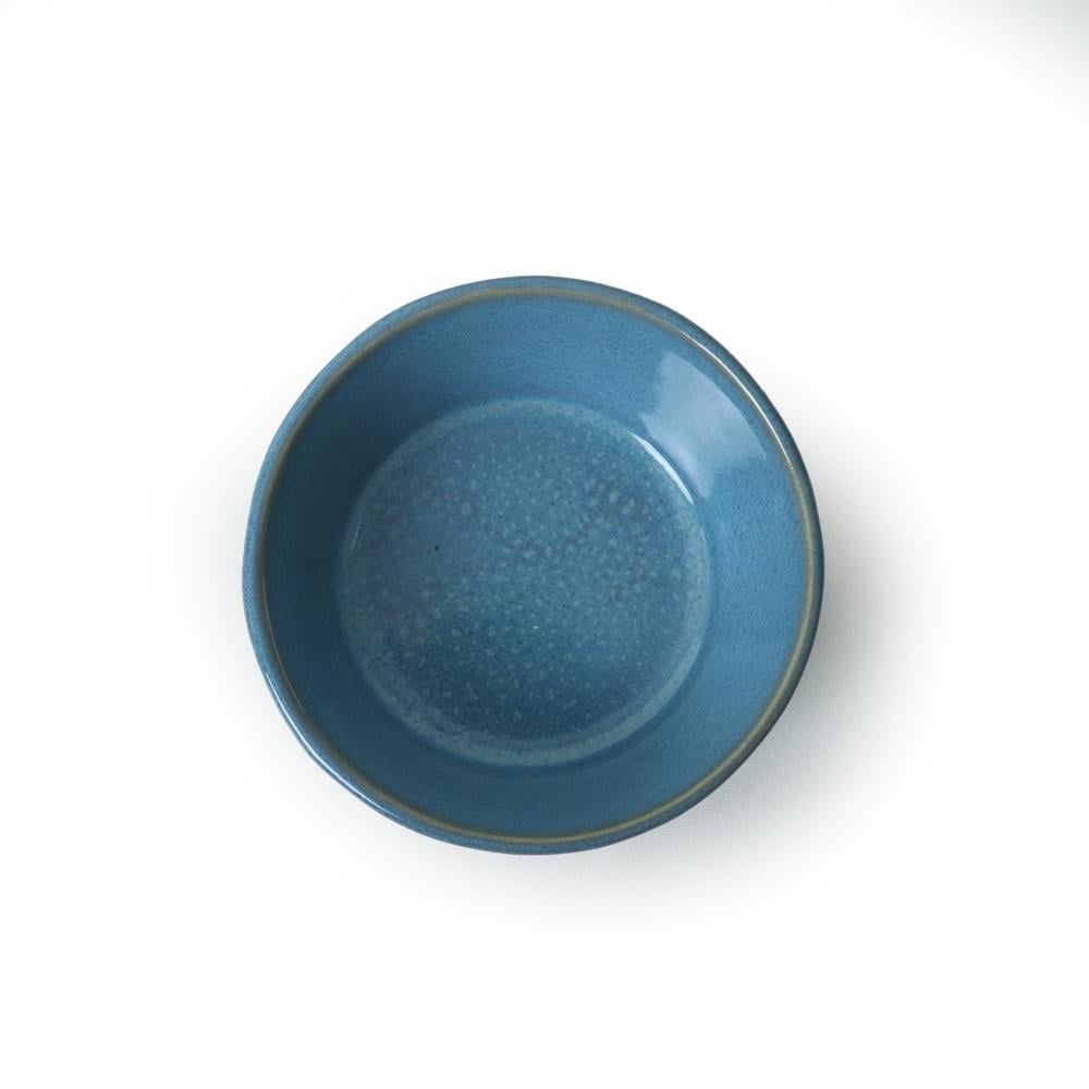 Granit Turkuaz Kristal Çerezlik / Sosluk 12 Cm 6 Adet Q07