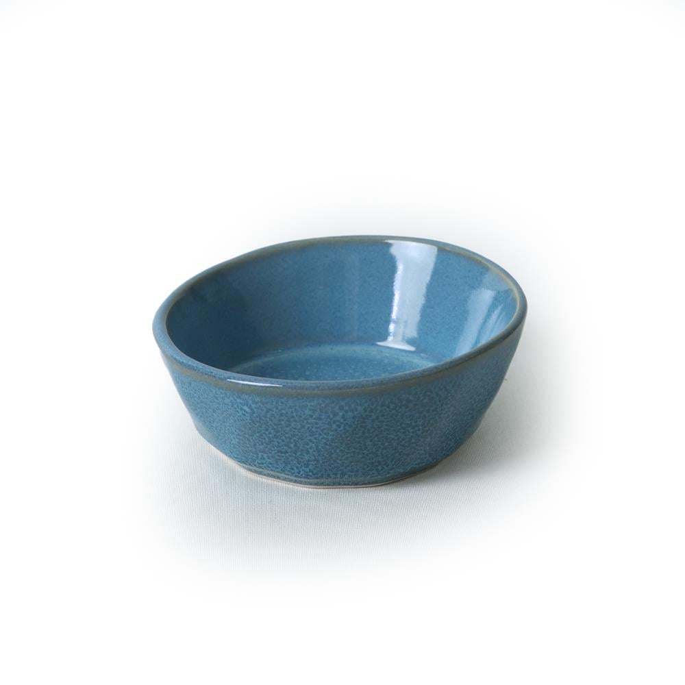 Granit Turkuaz Kristal Çerezlik / Sosluk 12 Cm 6 Adet Q07