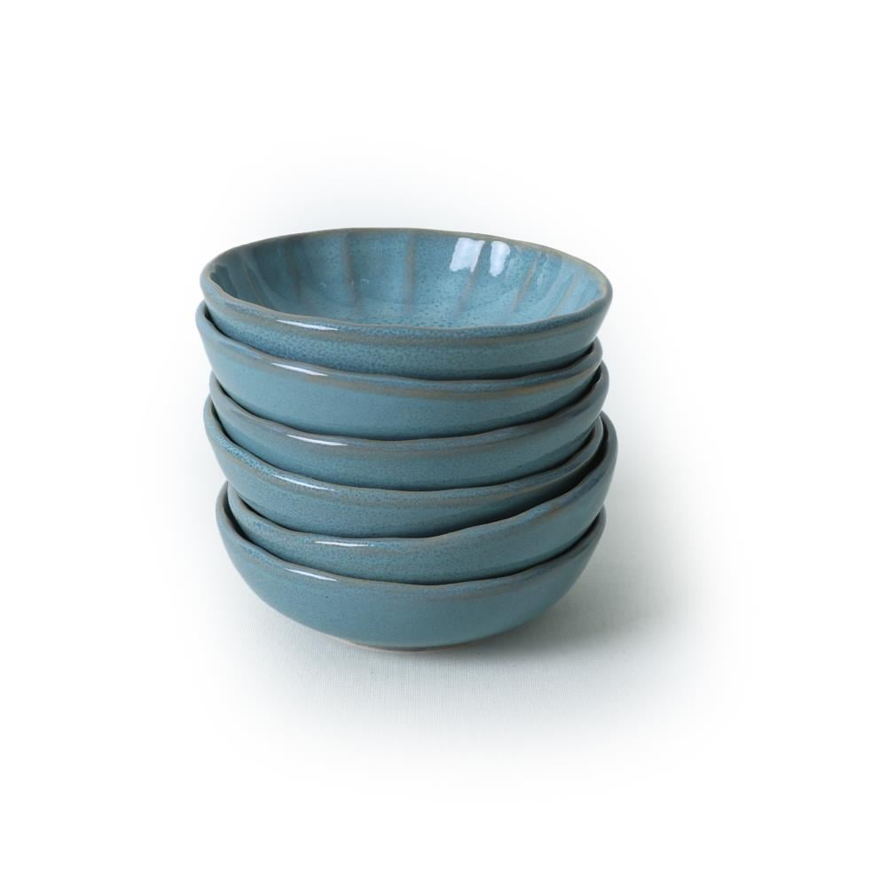 Granit Turkuaz Sirius Çerezlik / Sosluk 12 Cm 6 Adet Q07