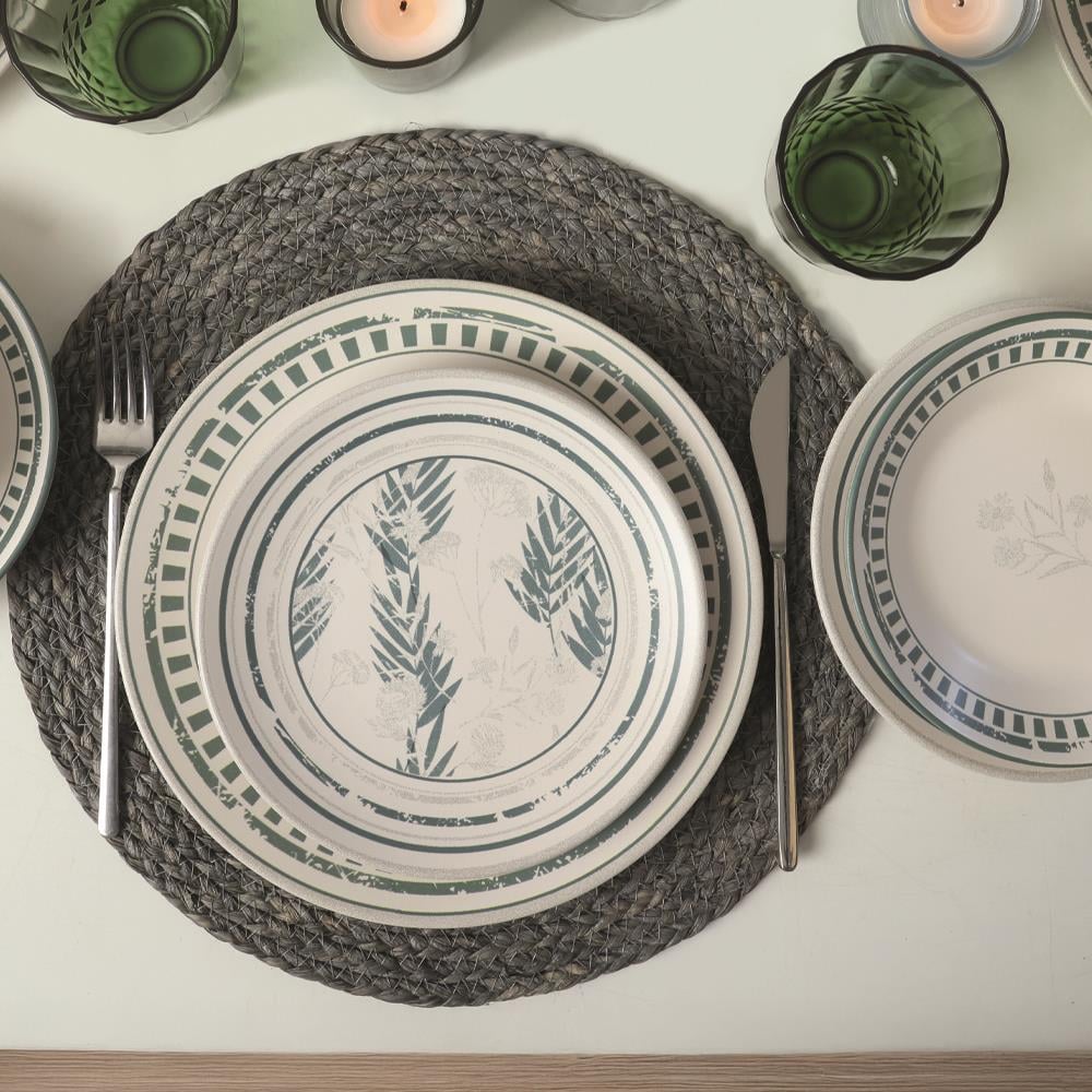 Green Leaf Yemek Takımı 24 Parça 6 Kişilik 22634-35-38-40