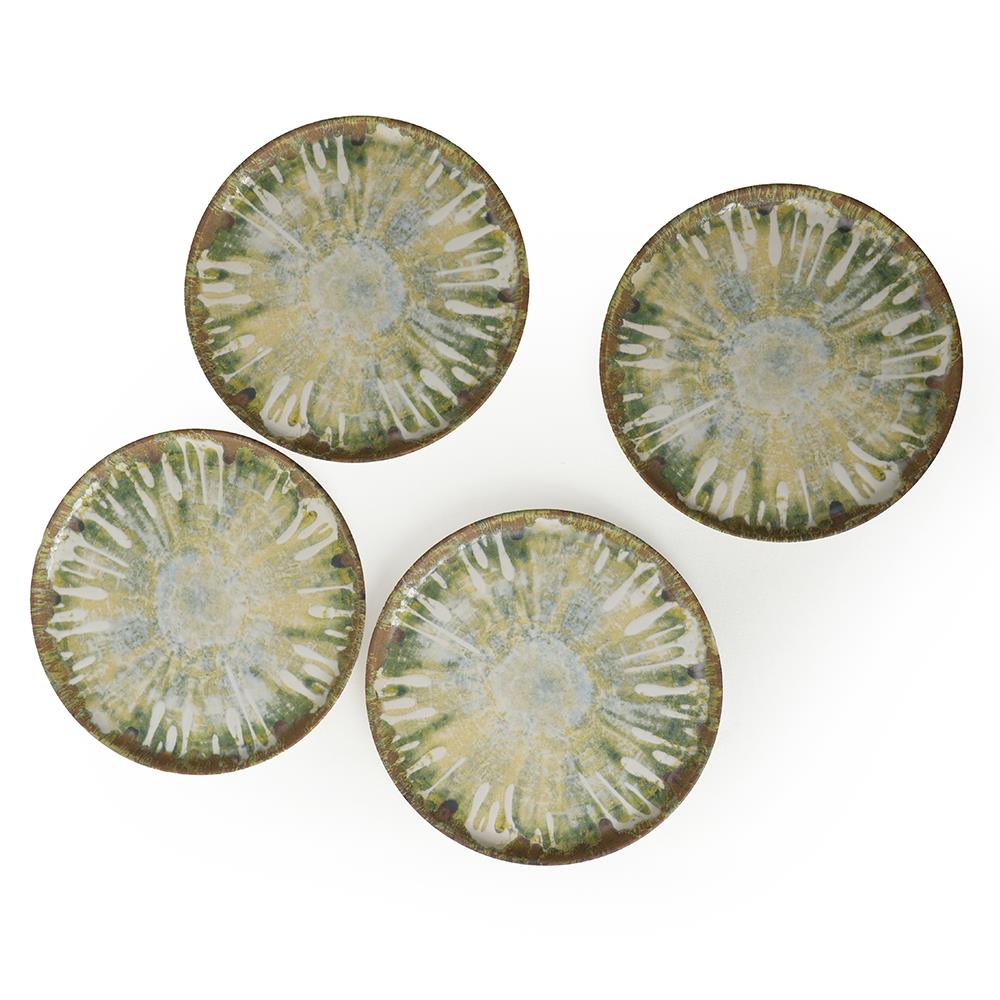Green Ripple Nordıc Pasta Tabağı 22 Cm 4 Adet / 22896