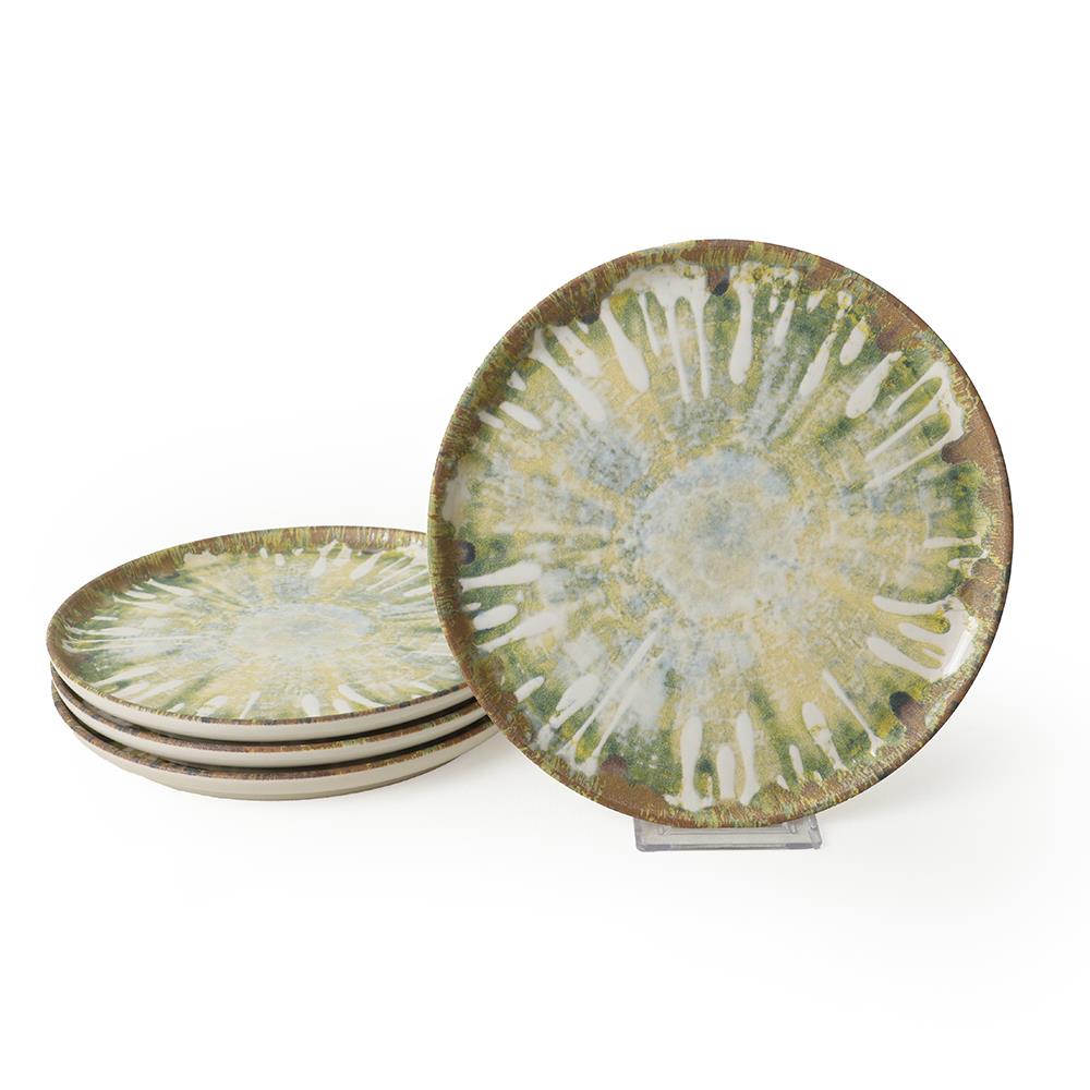 Green Ripple Nordıc Pasta Tabağı 22 Cm 4 Adet / 22896