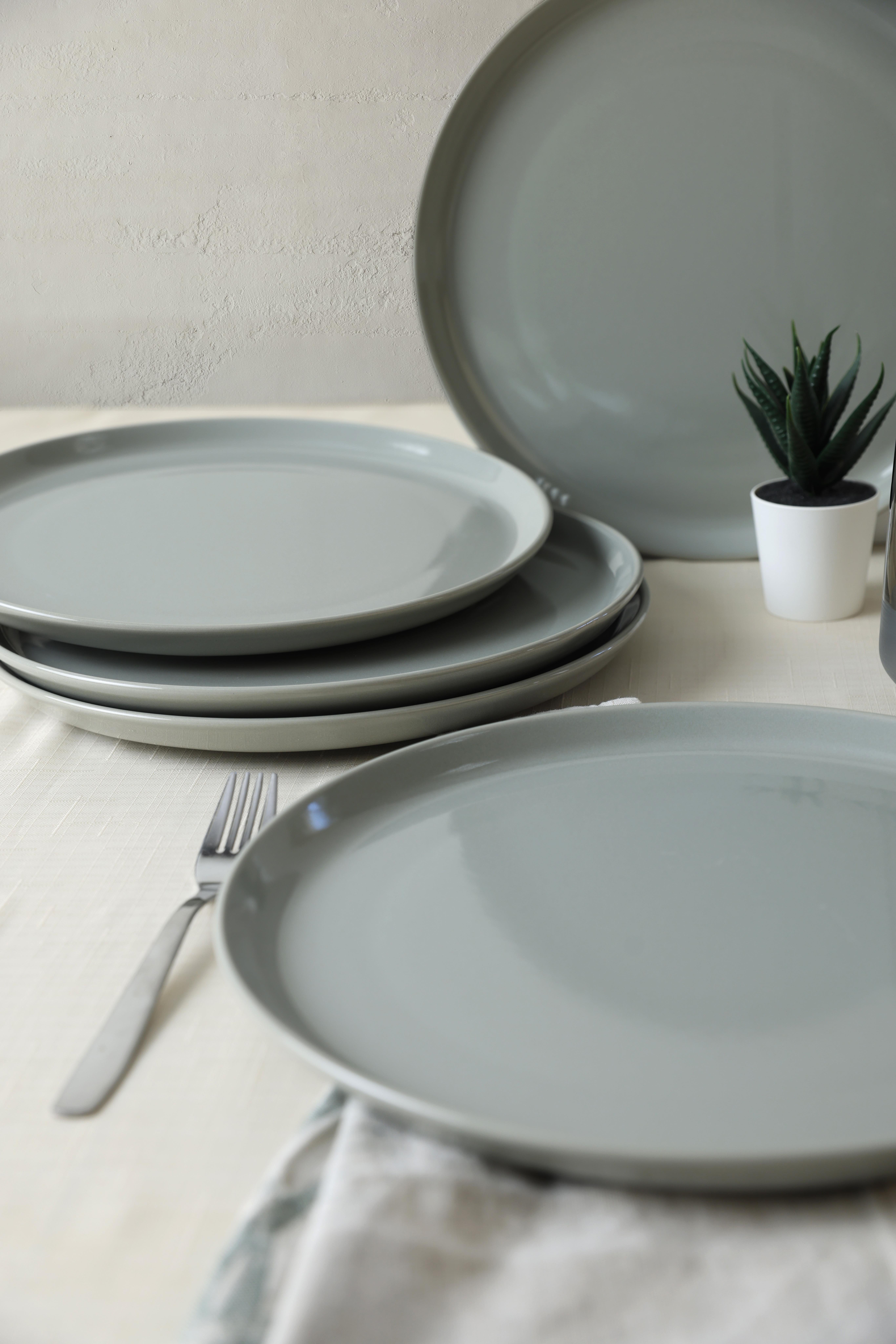 Gri Hitit Servis Tabağı 28 Cm 6 Adet 616