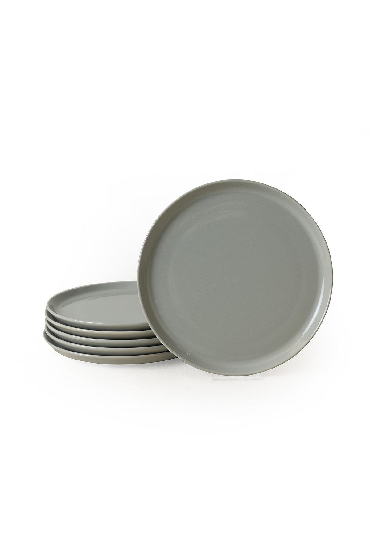 Gri Hitit Servis Tabağı 28 Cm 6 Adet 616