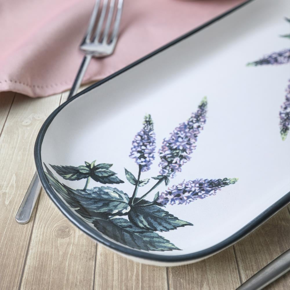 Keraart Çiçek Bahçesi Noyan Kayık Tabak 28 Cm 2 Adet 18939