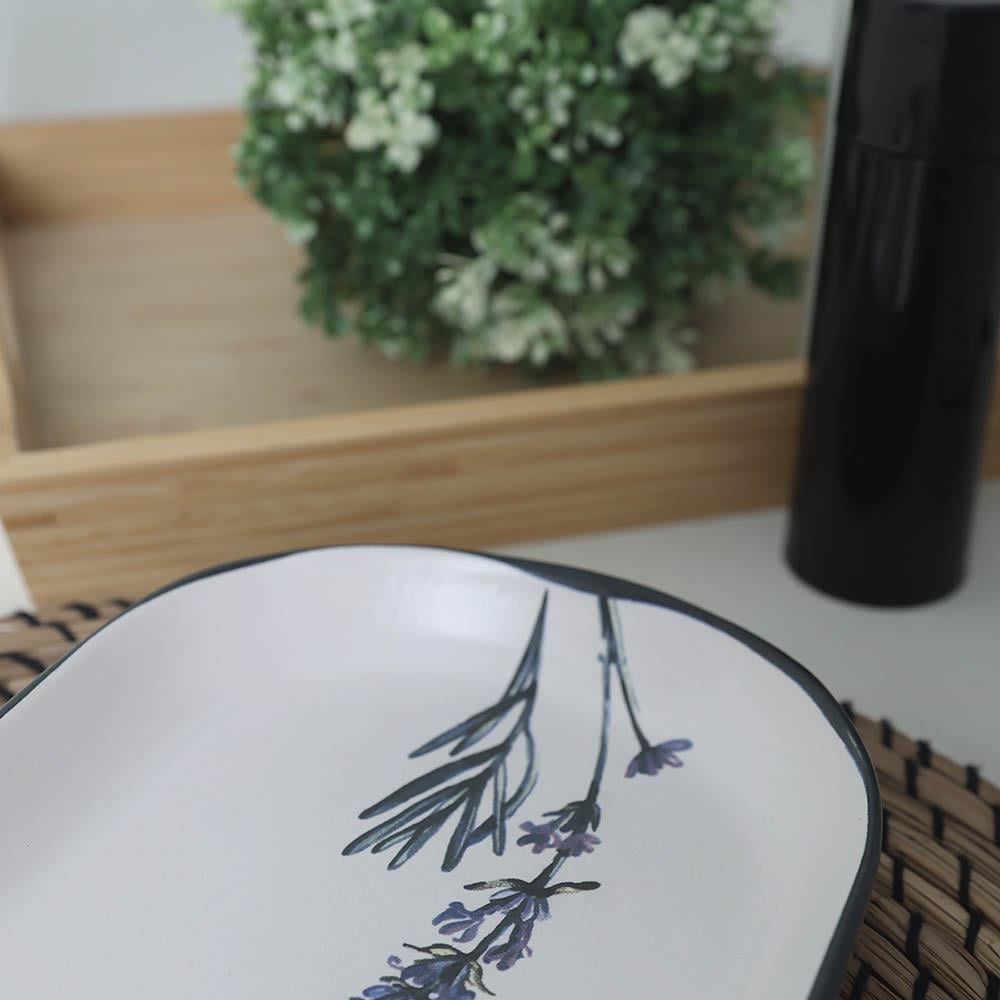 Keraart Çiçek Bahçesi Noyan Kayık Tabak 28 Cm 2 Adet 18942