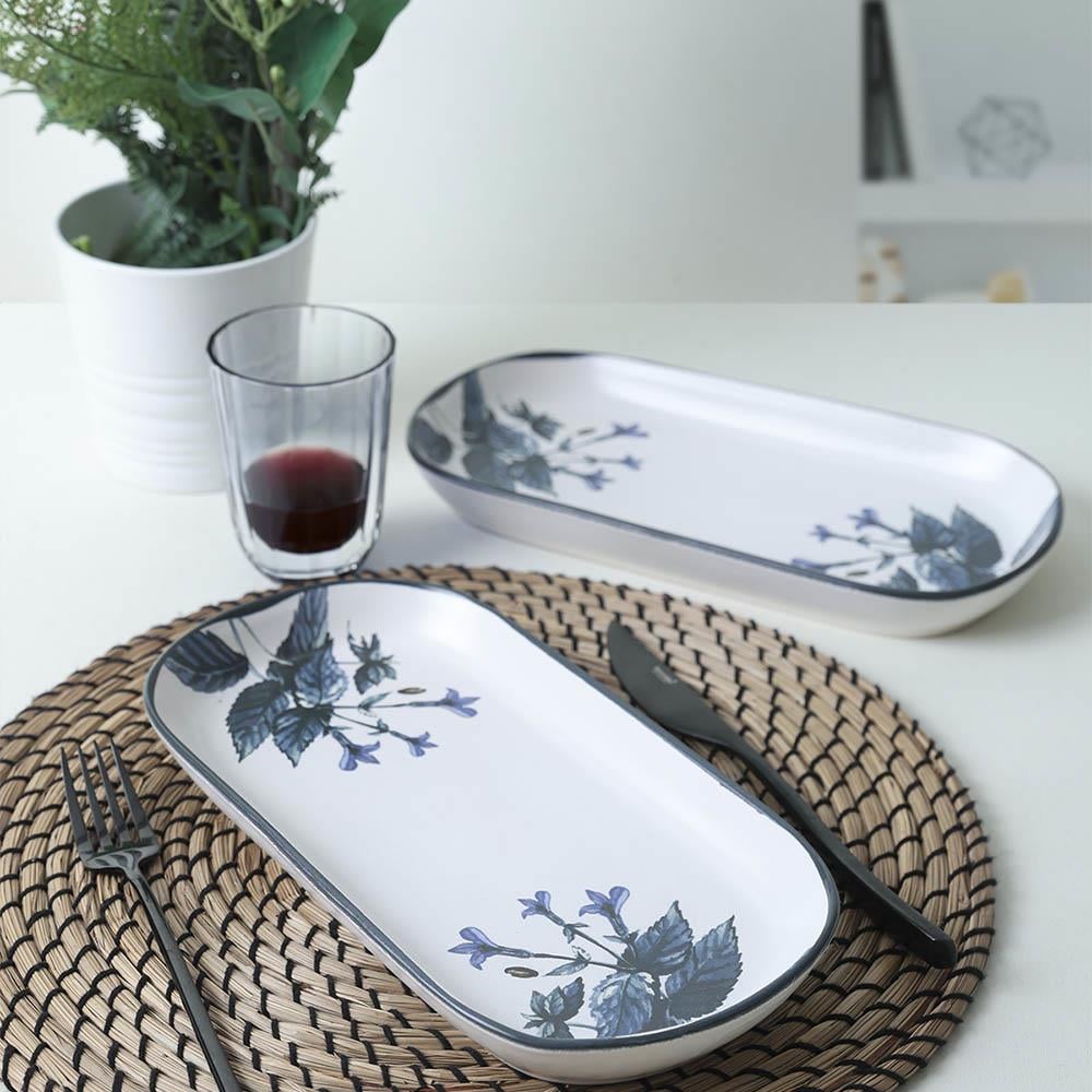Keraart Çiçek Bahçesi Noyan Kayık Tabak 28 Cm 2 Adet 18943