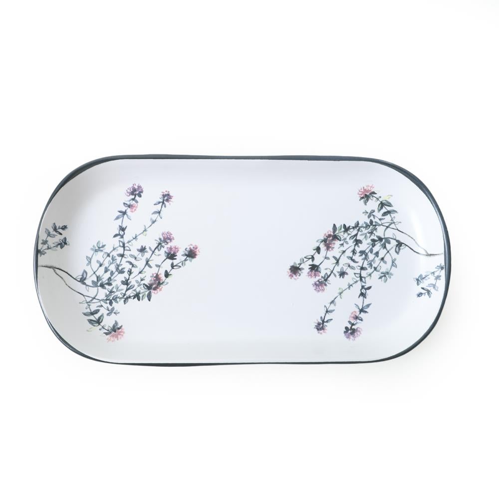Keraart Çiçek Bahçesi Noyan Kayık Tabak 28 Cm 2 Adet 18938