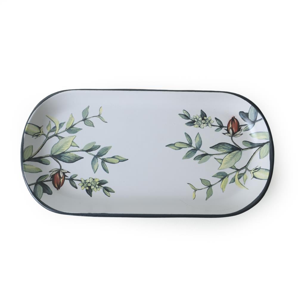 Keraart Çiçek Bahçesi Noyan Kayık Tabak 28 Cm 2 Adet 18941