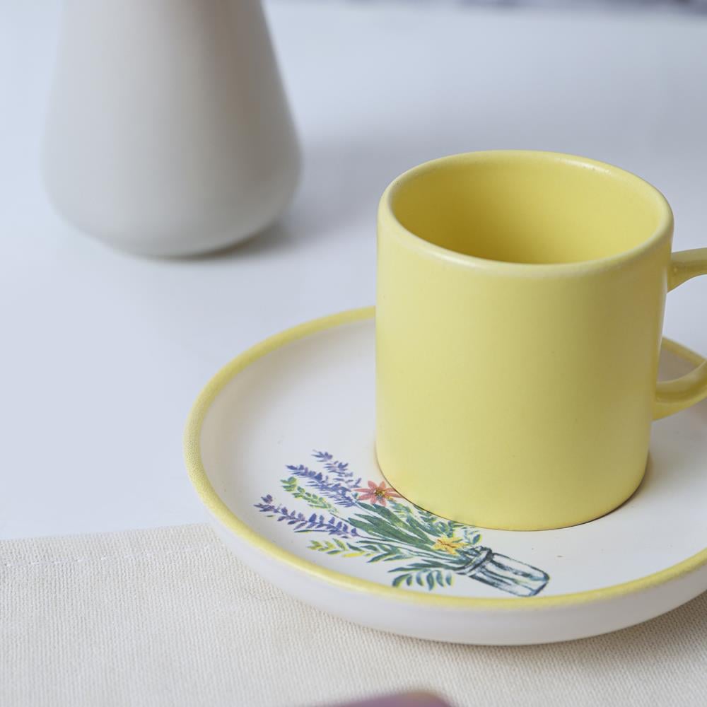 Keraart Elegant Blossoms Nordic Kahve Takımı 12 Parça 6 Kişilik 21788-93