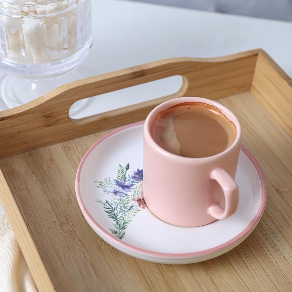 Keraart Elegant Blossoms Nordic Kahve Takımı 12 Parça 6 Kişilik 21788-93