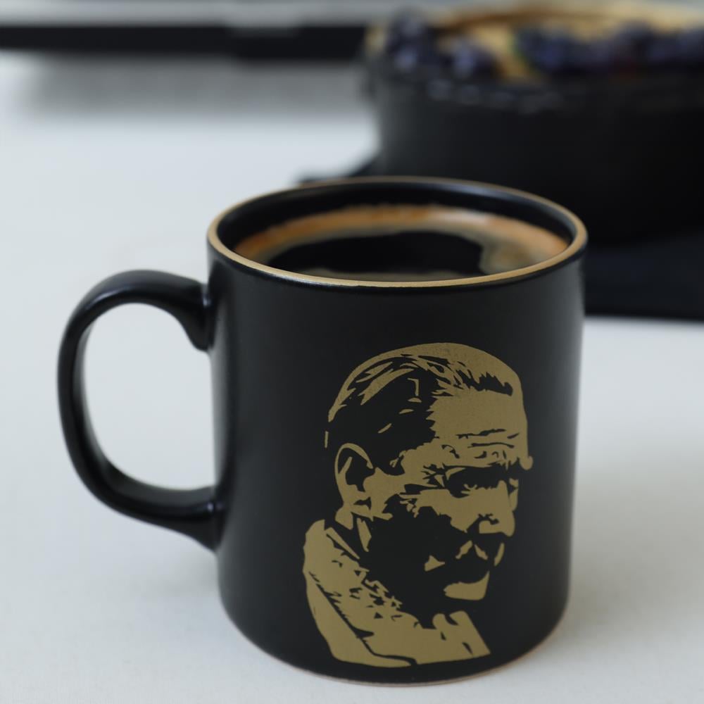 Keraart Gold Ay yıldız Özel Teneke Kutulu Atatürk Kupa 10 Cm