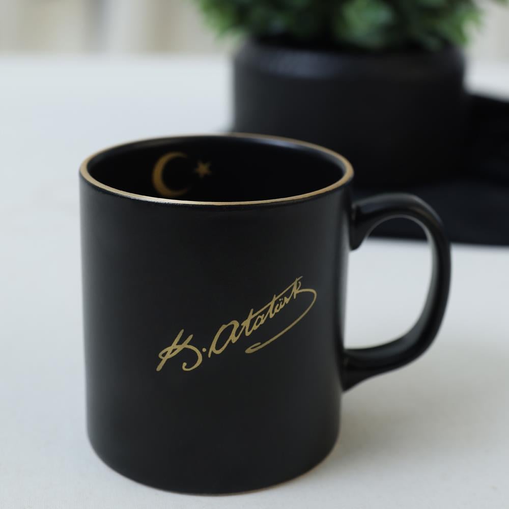 Keraart Gold Ay yıldız Özel Teneke Kutulu Atatürk Kupa 10 Cm